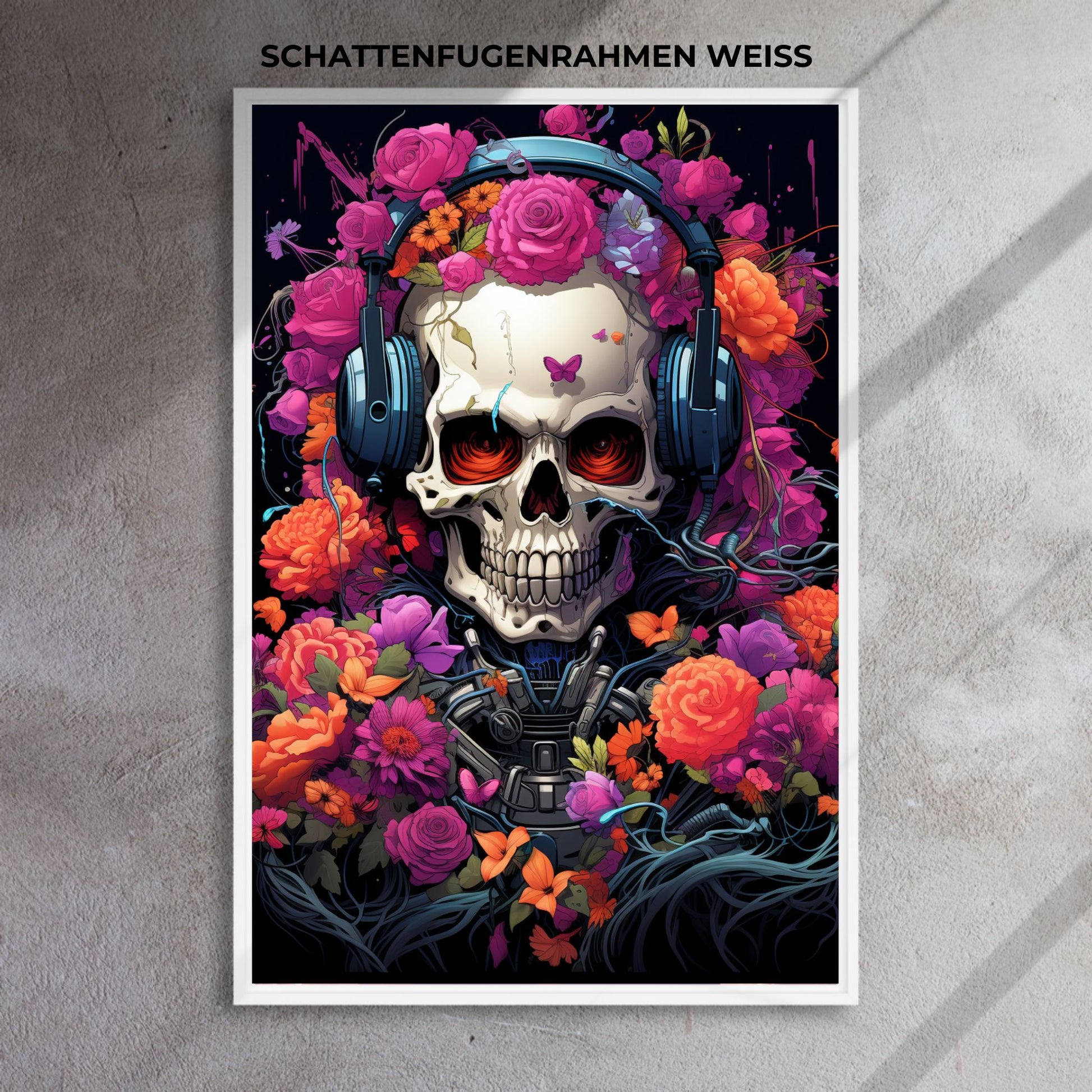 "FLORAL ETERNITY: THE SKULL IN BLOOM"