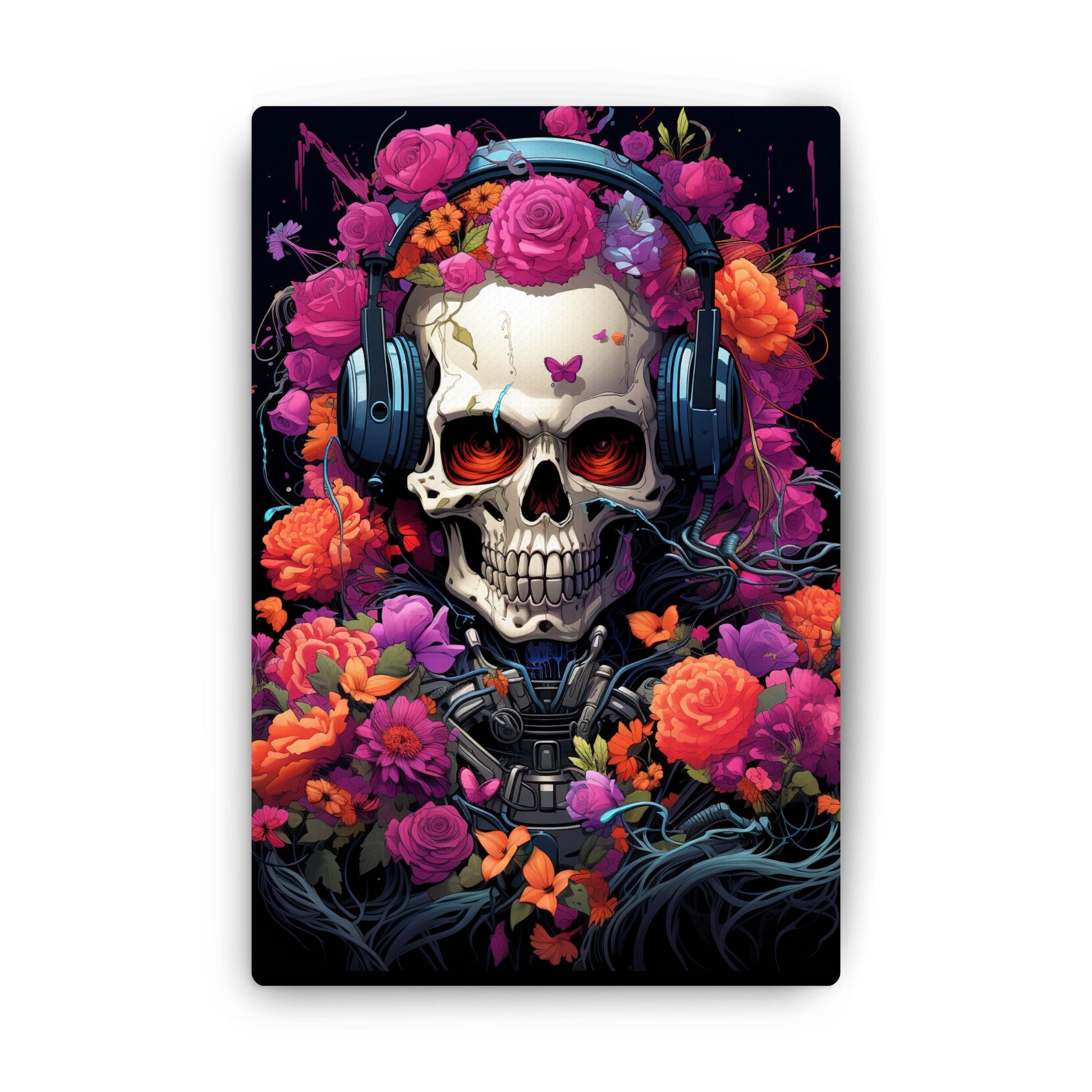 "FLORAL ETERNITY: THE SKULL IN BLOOM"