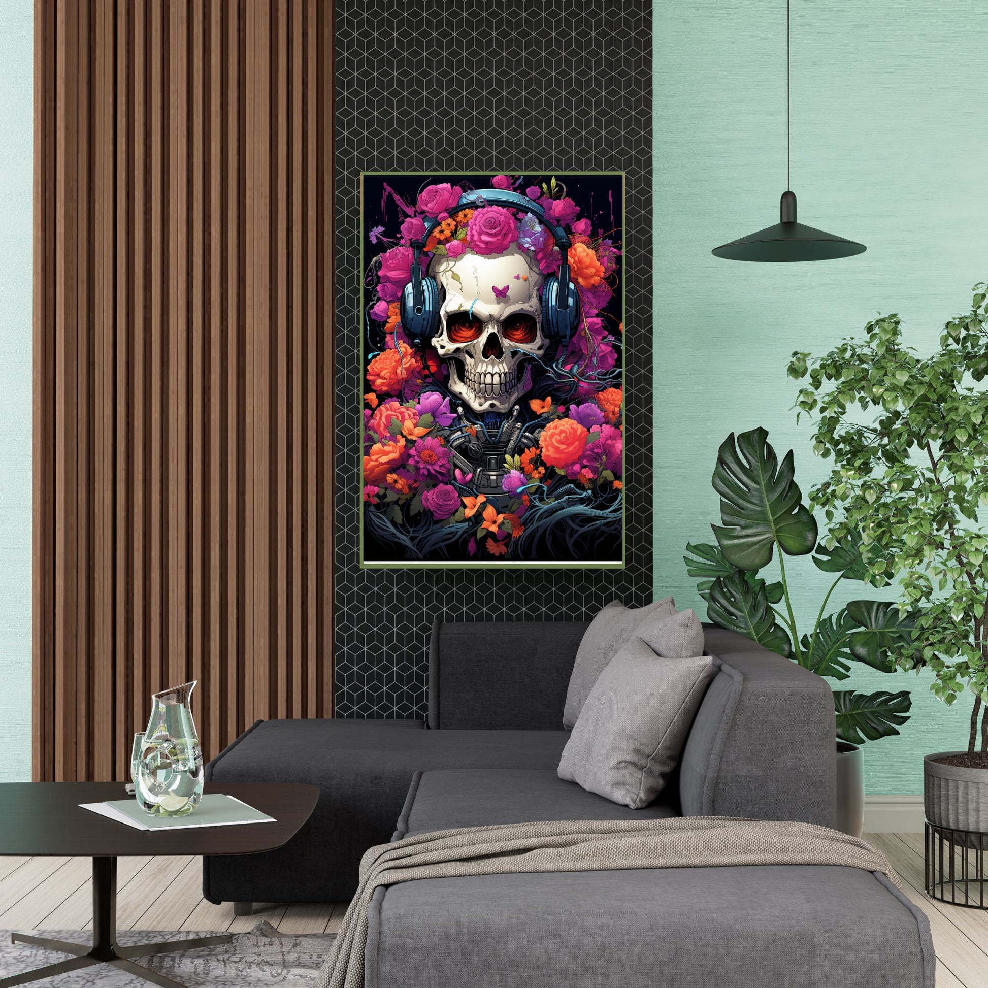 "FLORAL ETERNITY: THE SKULL IN BLOOM"