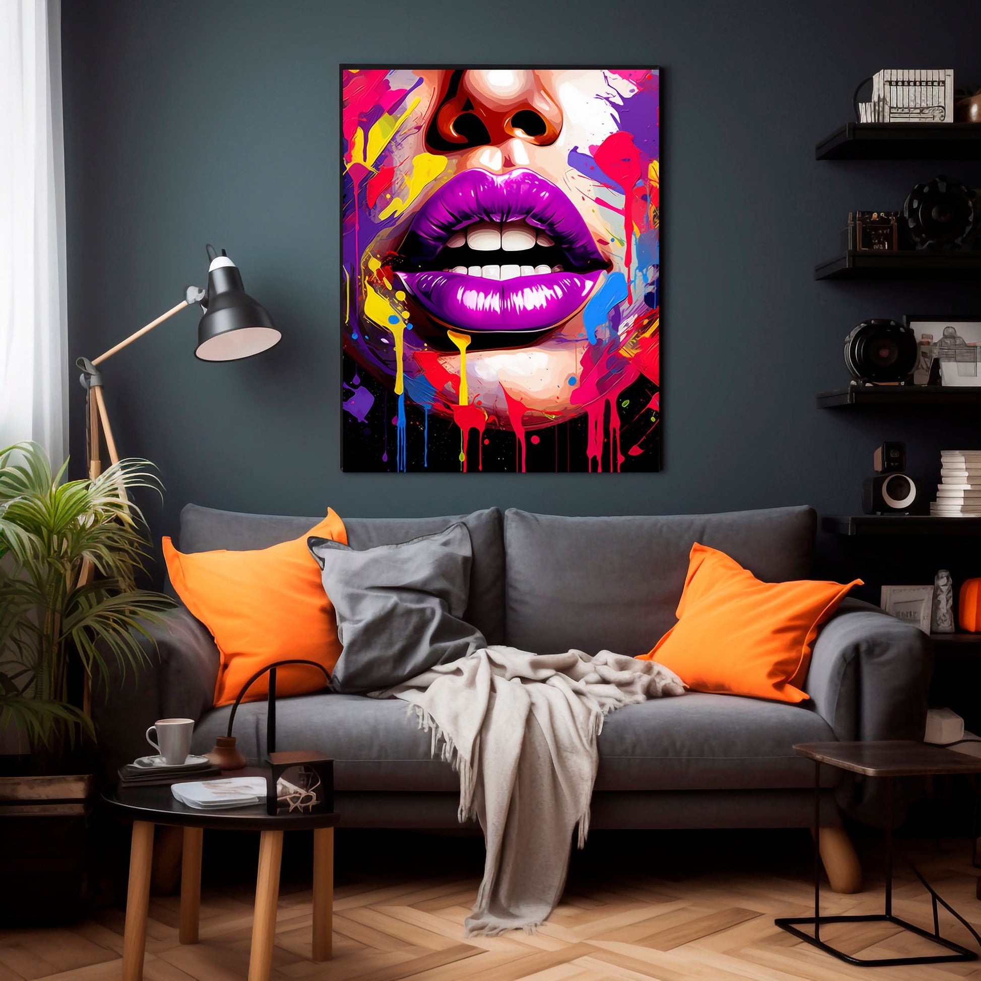 "GRAFFITI LIPS"