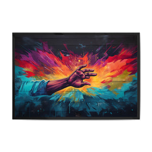 "HEAVENLY HUES: DIVINE SPRAY OF THE STREETS" 2