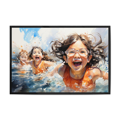 "KIDS ENJOYING SWIMMING"