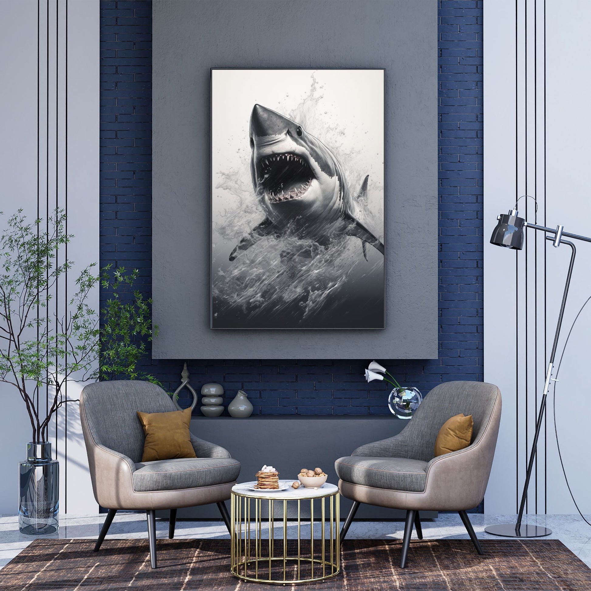 "MAJESTIC GREAT WHITE SHARK"