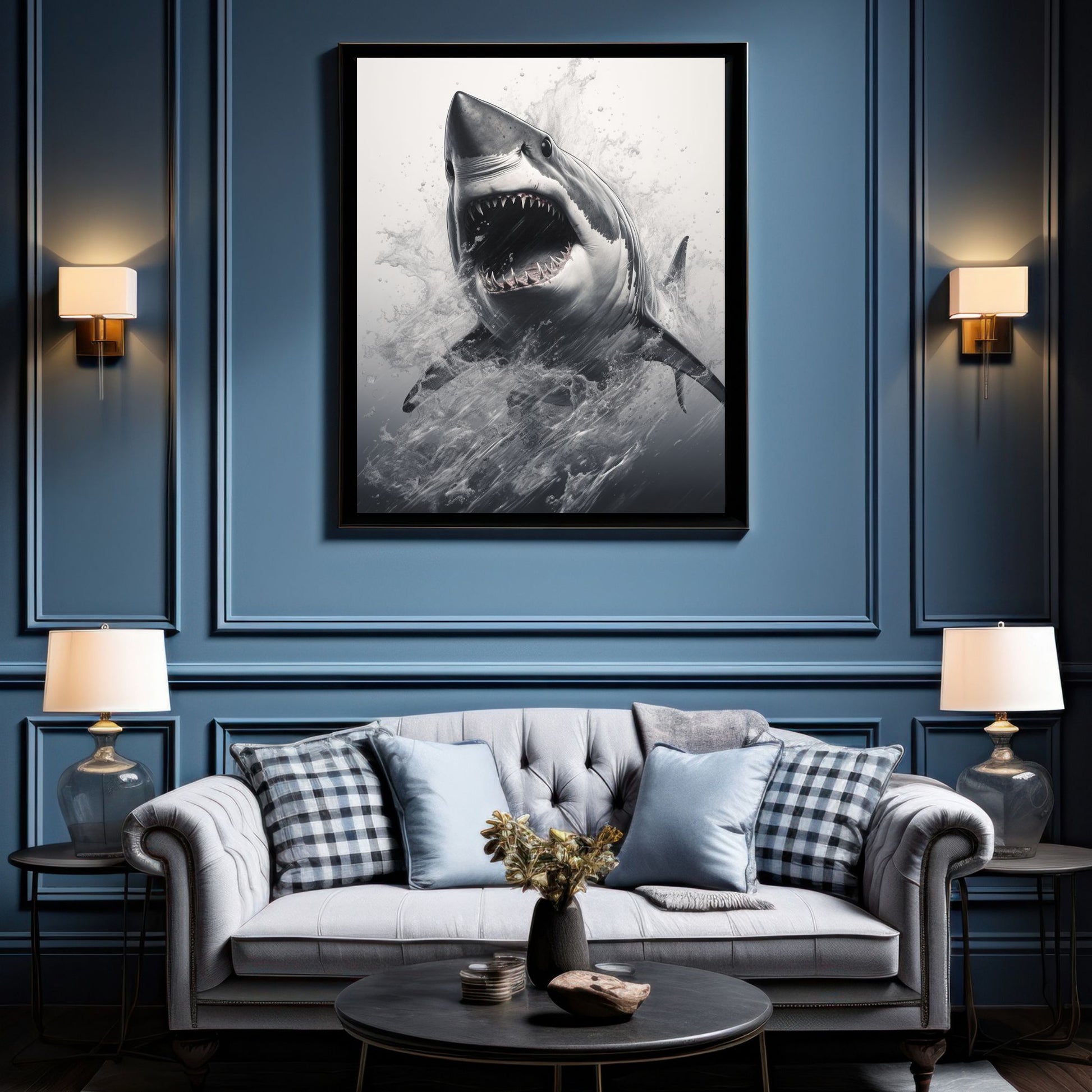 "MAJESTIC GREAT WHITE SHARK"