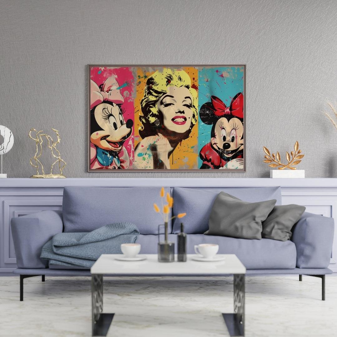 "MARILYN MONROE & MICKEY" 3