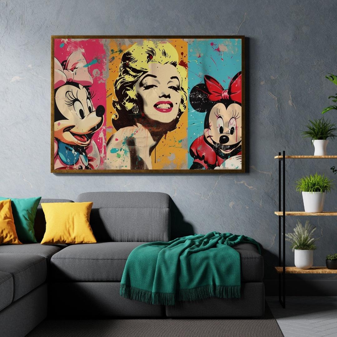 "MARILYN MONROE & MICKEY" 3