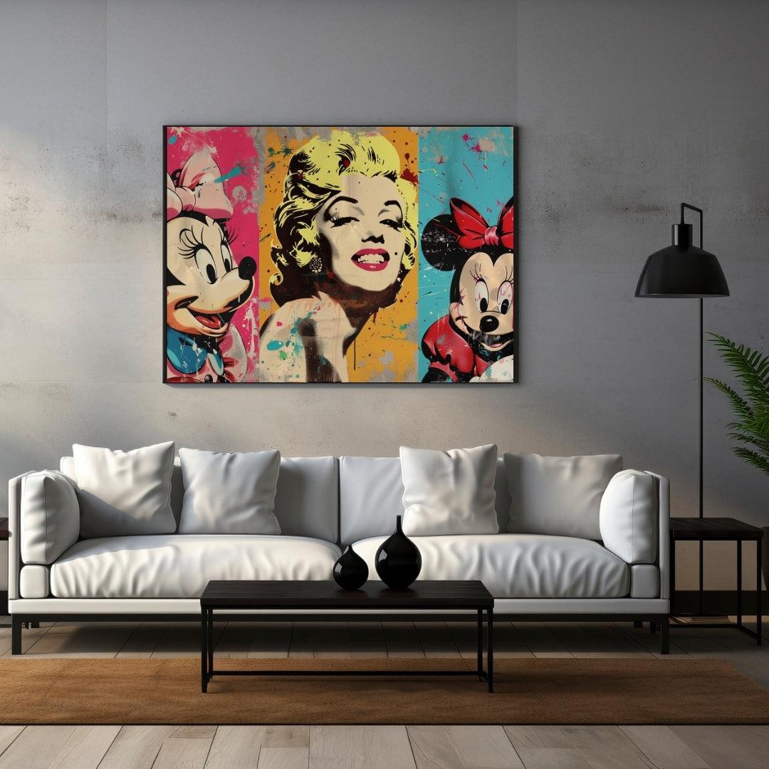 "MARILYN MONROE & MICKEY" 3