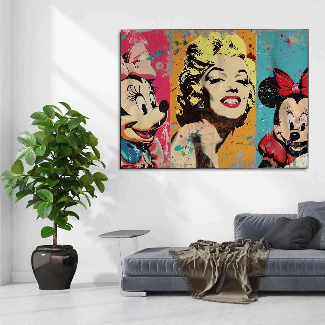 "MARILYN MONROE & MICKEY" 3