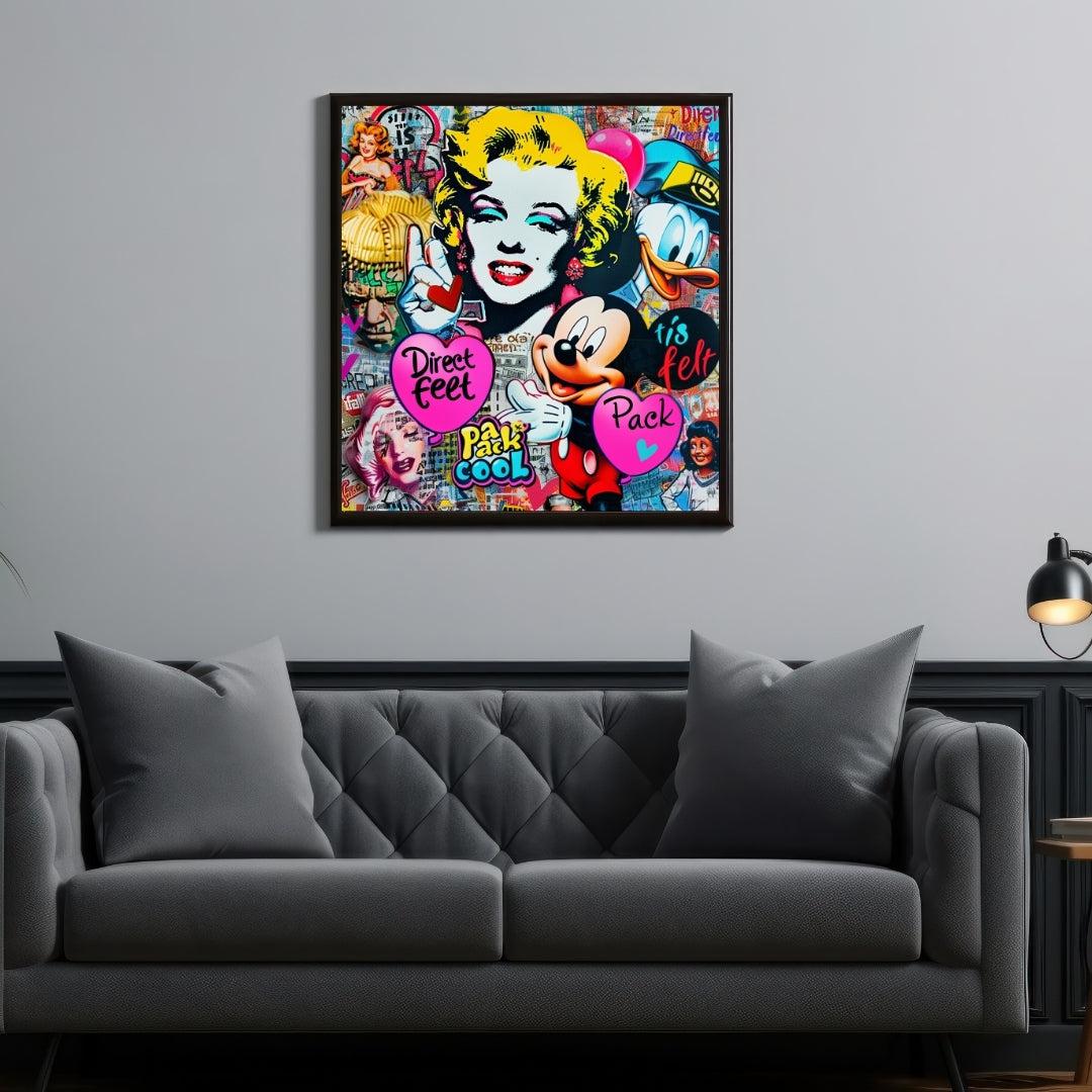 "MARILYN MONROE & MICKEY"