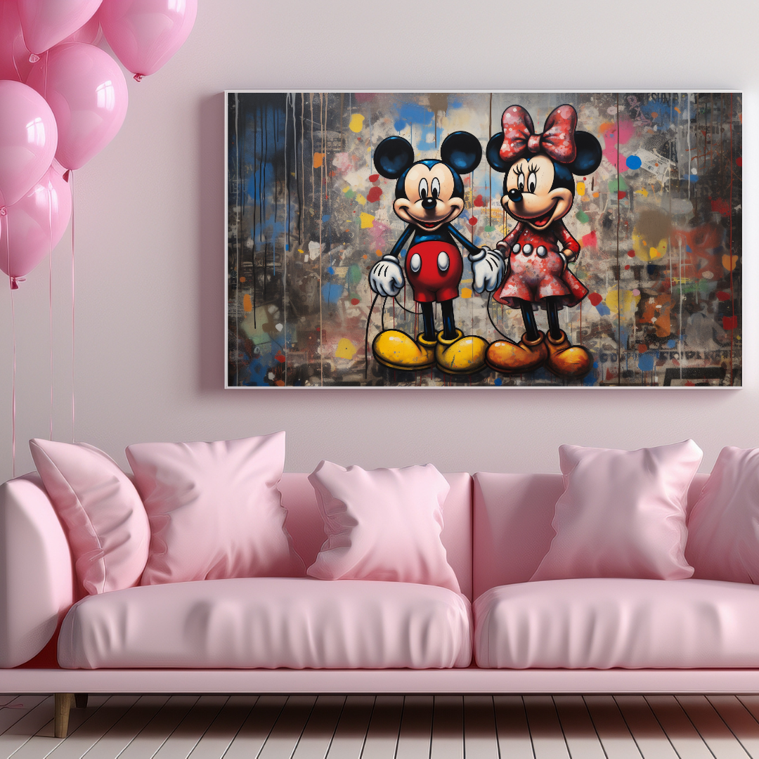 "MINNIE MOUSE UND MICKEY MOUSE"