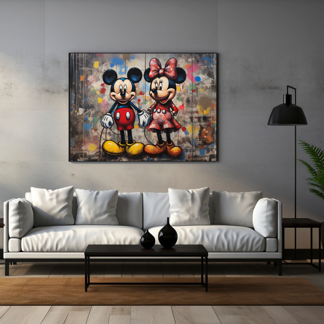 "MINNIE MOUSE UND MICKEY MOUSE"