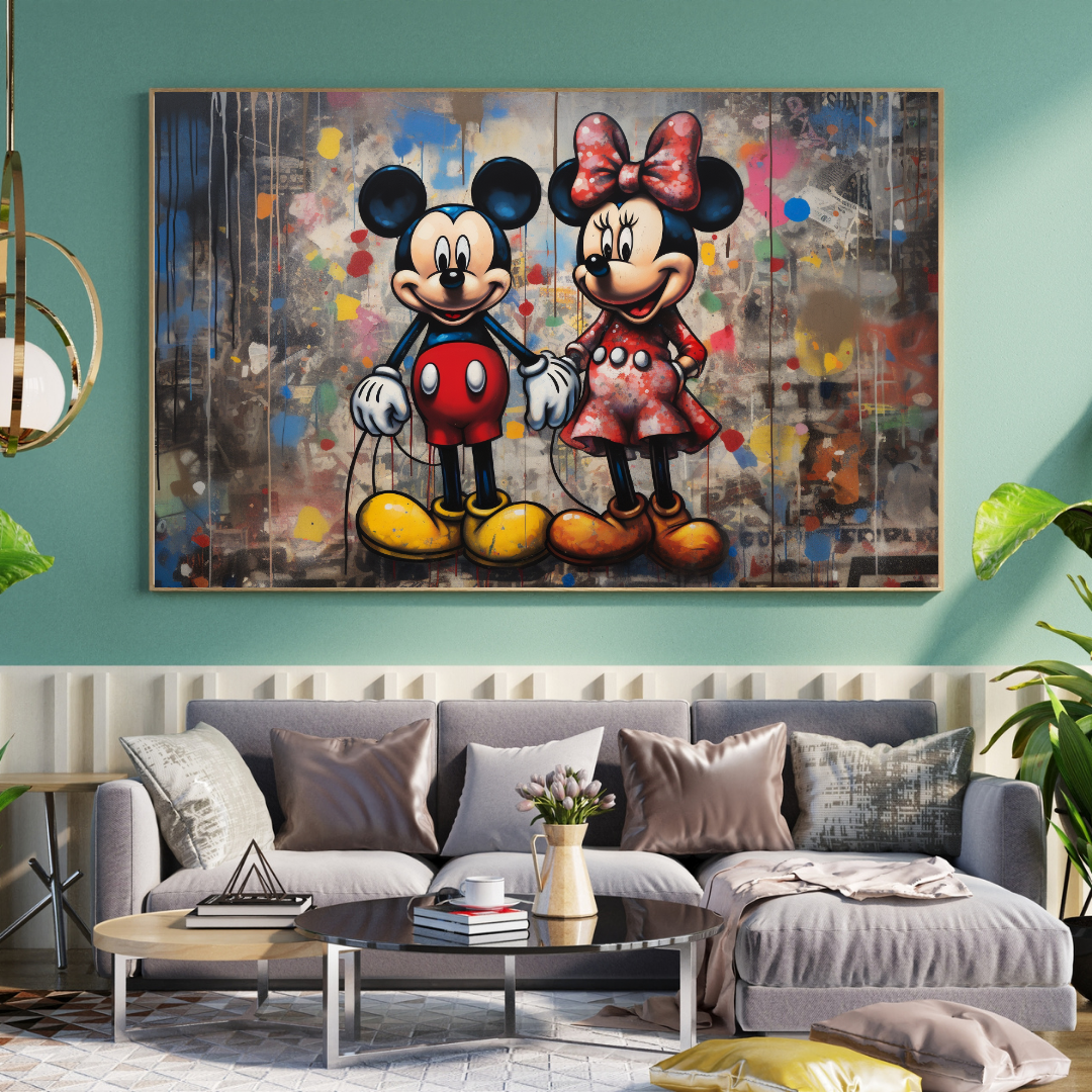 "MINNIE MOUSE UND MICKEY MOUSE"