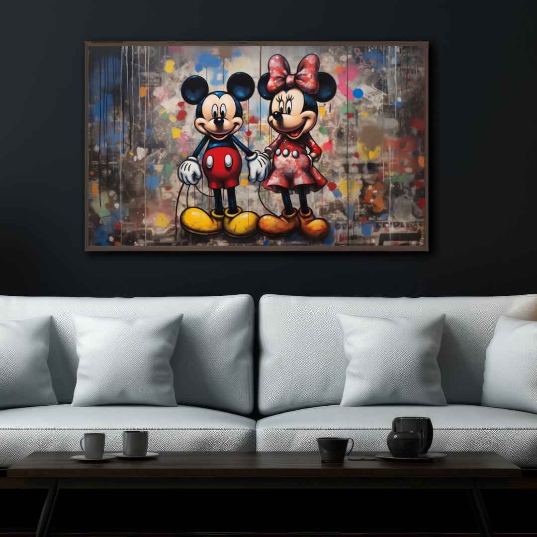 "MINNIE MOUSE UND MICKEY MOUSE"