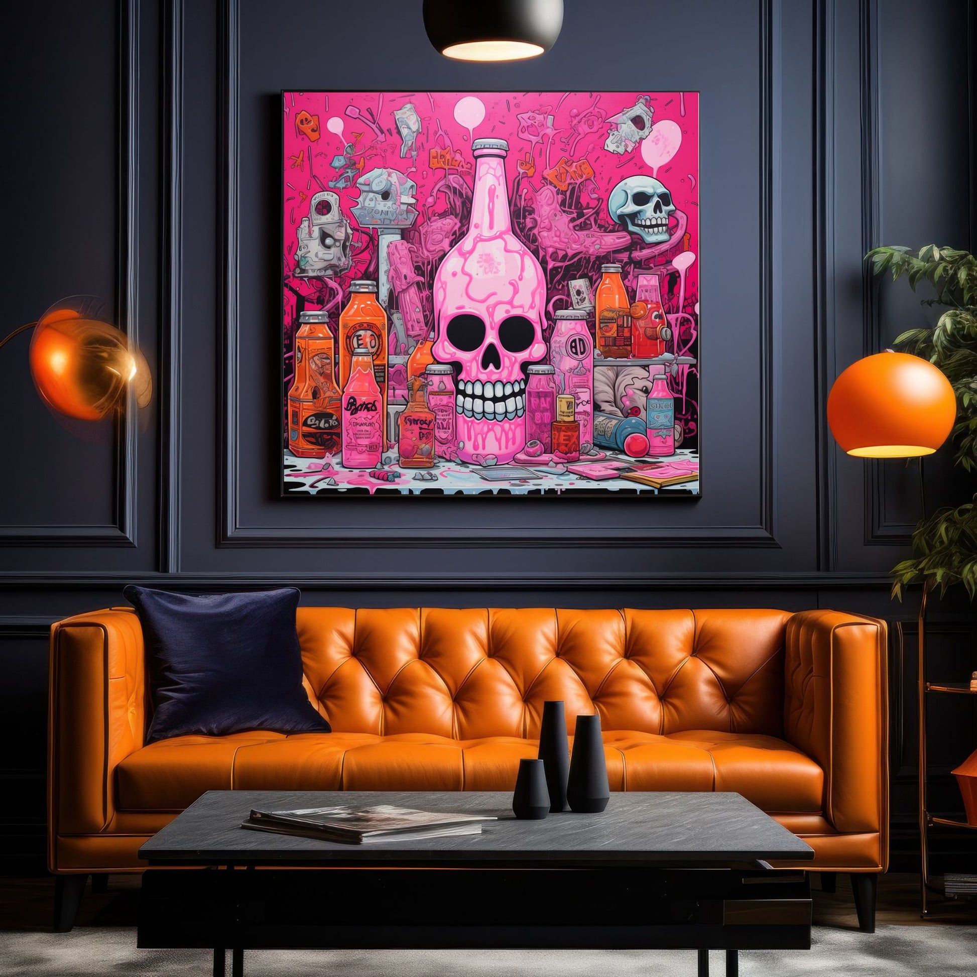 "PINK SKULL BOTTLE"