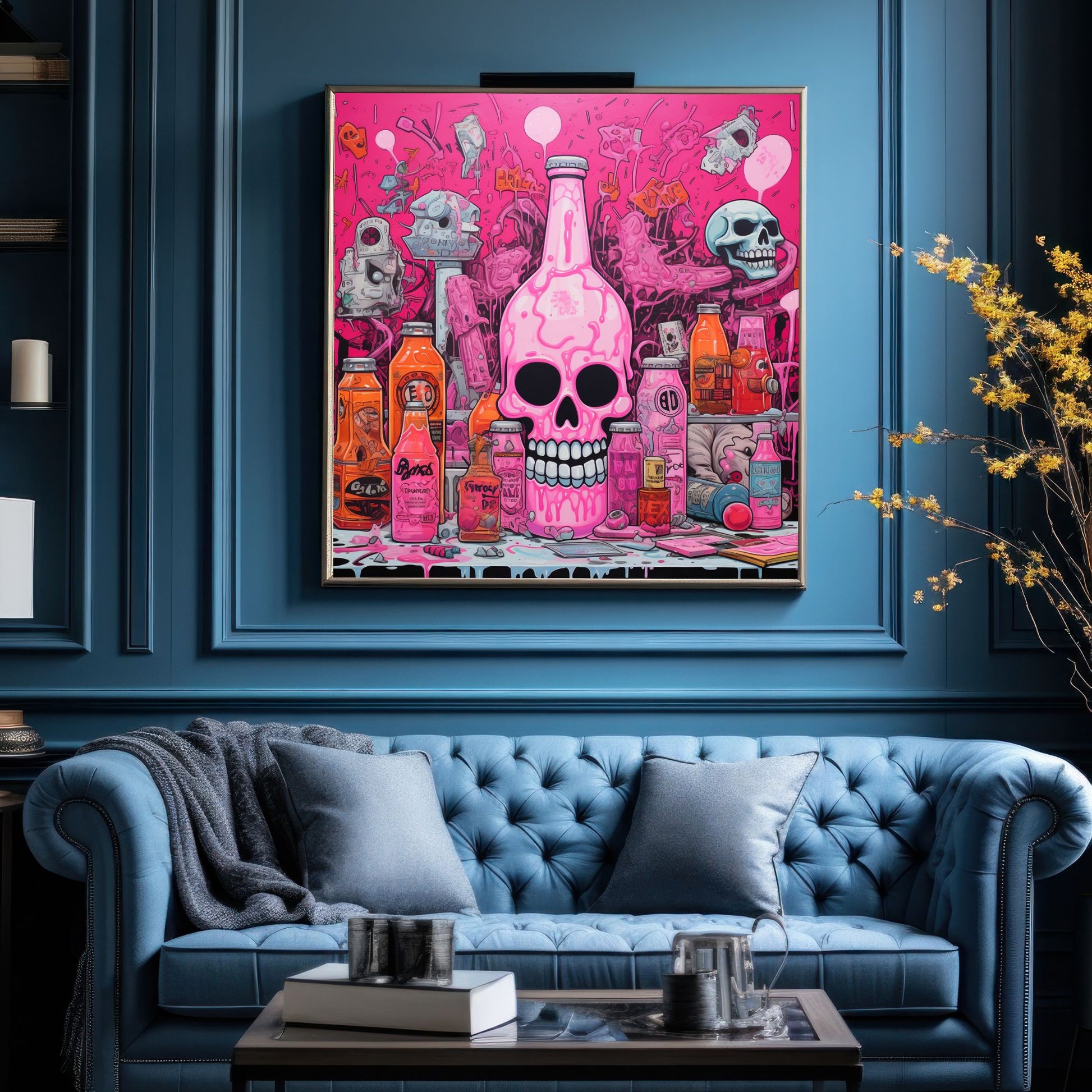 "PINK SKULL BOTTLE"