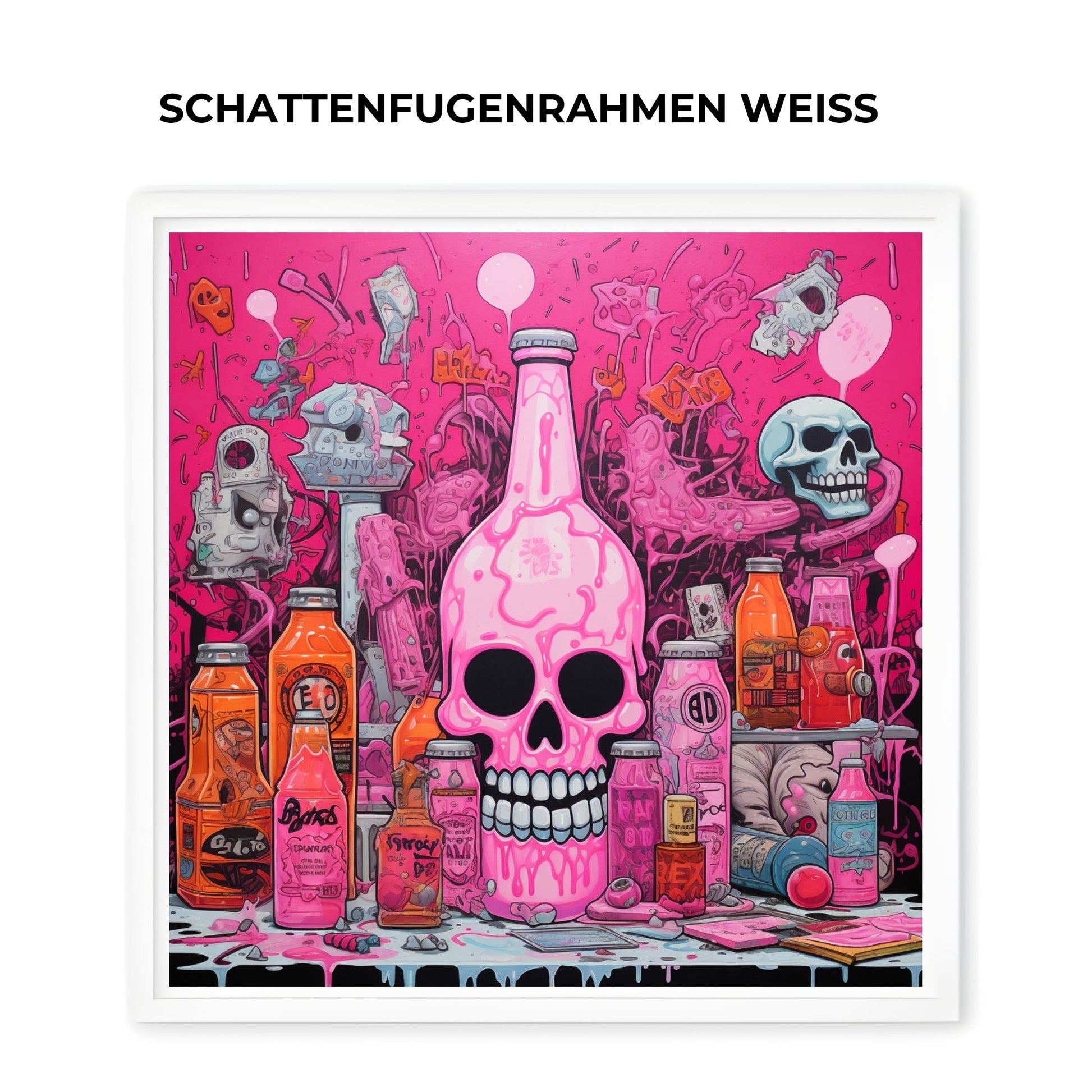 "PINK SKULL BOTTLE"