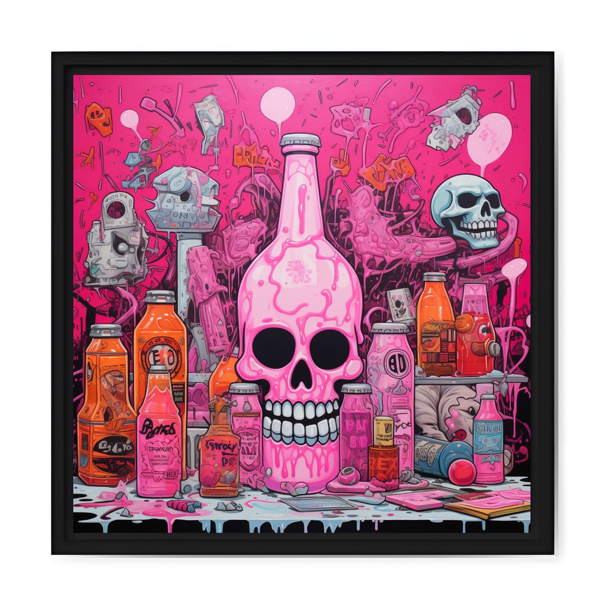 "PINK SKULL BOTTLE"