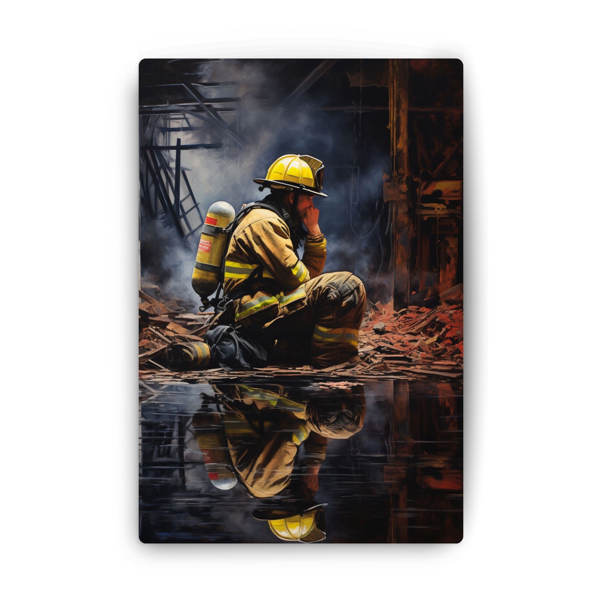 "REFLECTIONS OF A FIREFIGHTER: AMIDST ASHES AND MEMORIES"