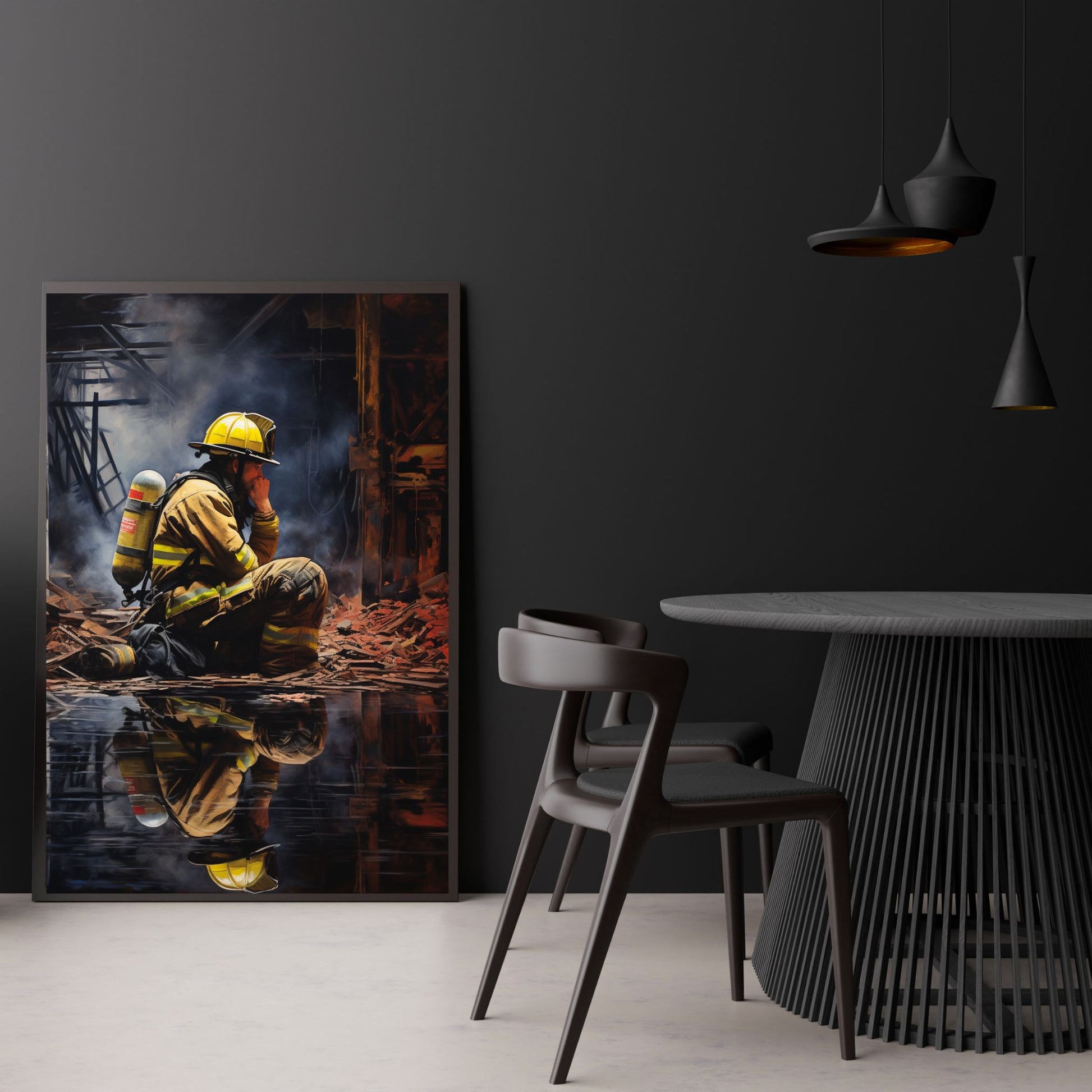 "REFLECTIONS OF A FIREFIGHTER: AMIDST ASHES AND MEMORIES"