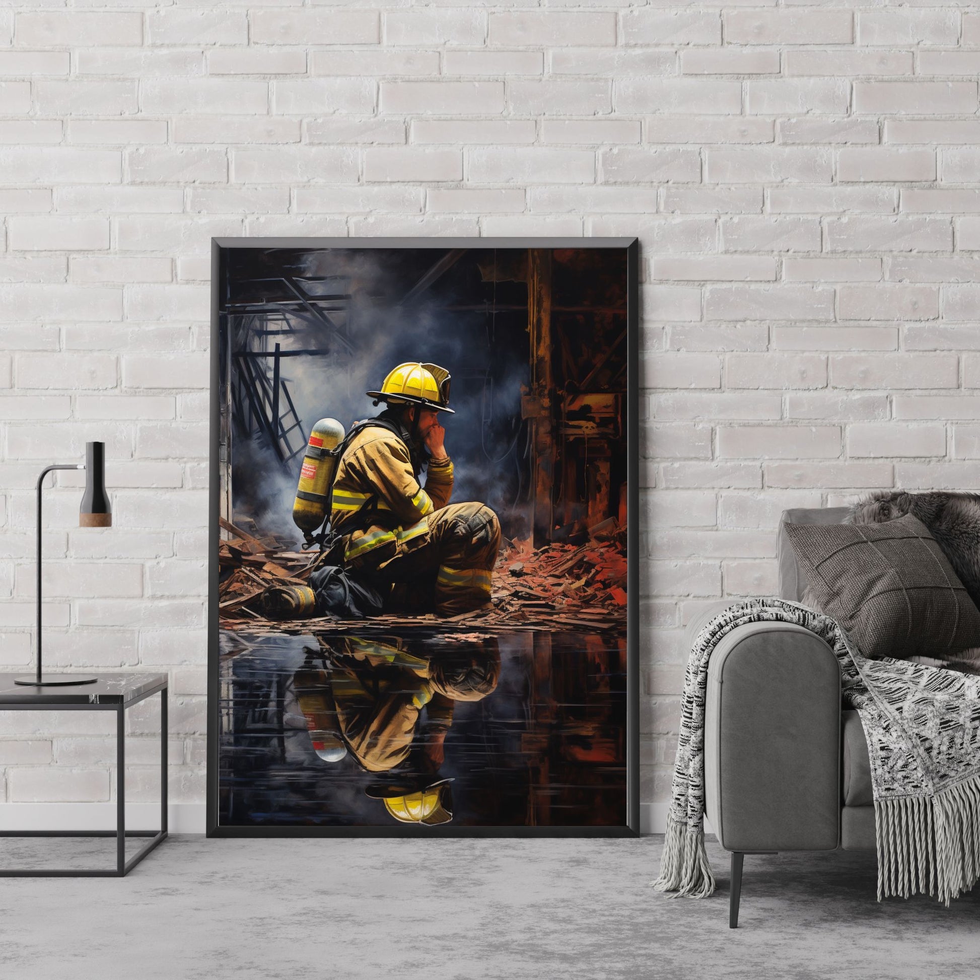 "REFLECTIONS OF A FIREFIGHTER: AMIDST ASHES AND MEMORIES"