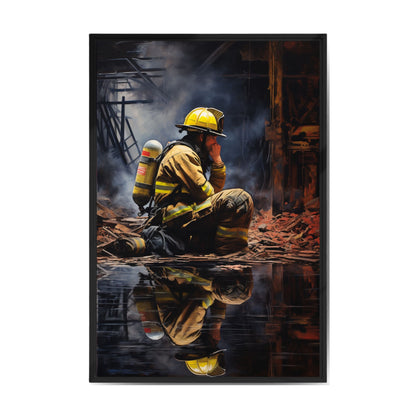 "REFLECTIONS OF A FIREFIGHTER: AMIDST ASHES AND MEMORIES"