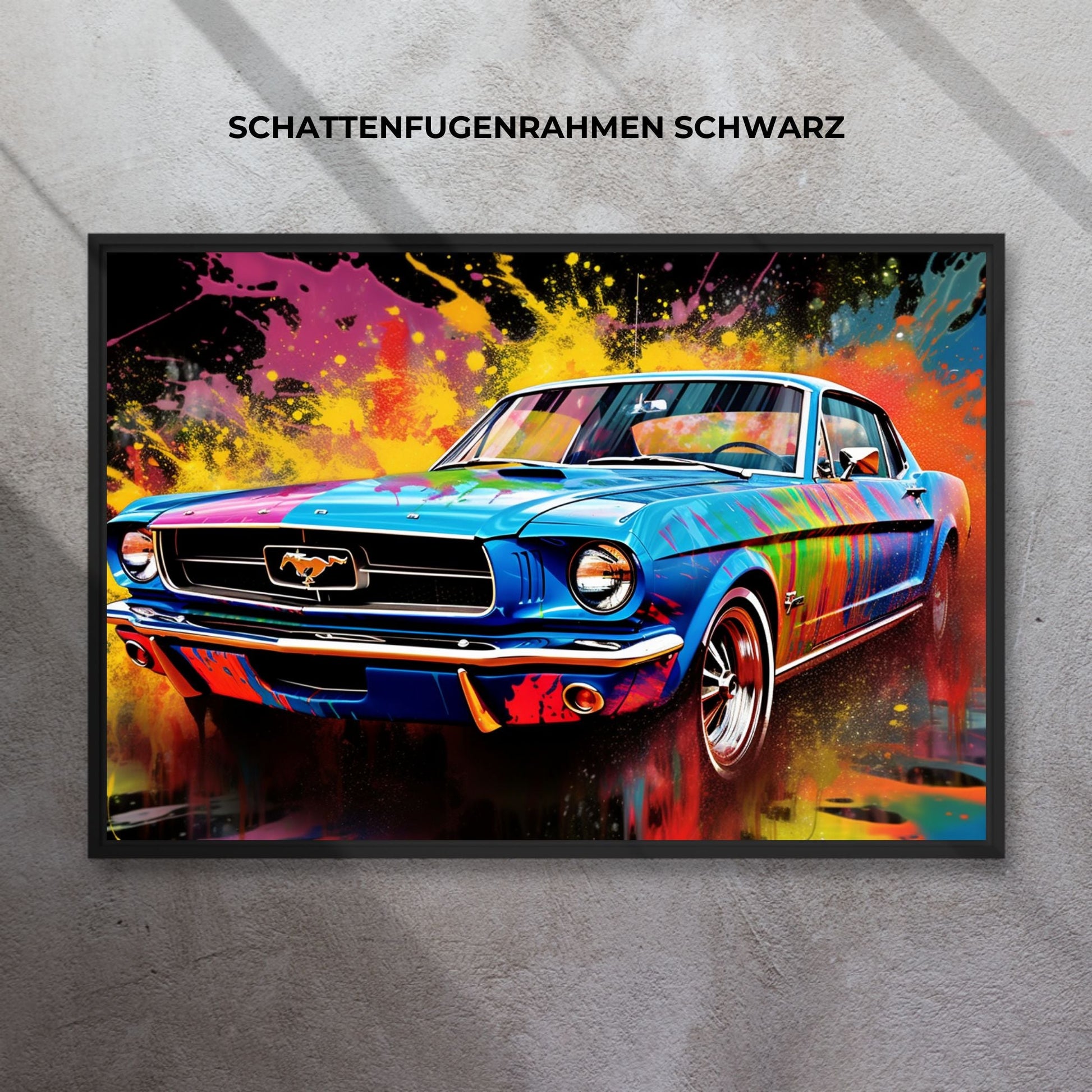 "RETRO RACER: MUSTANG IN COLOR FUSION"