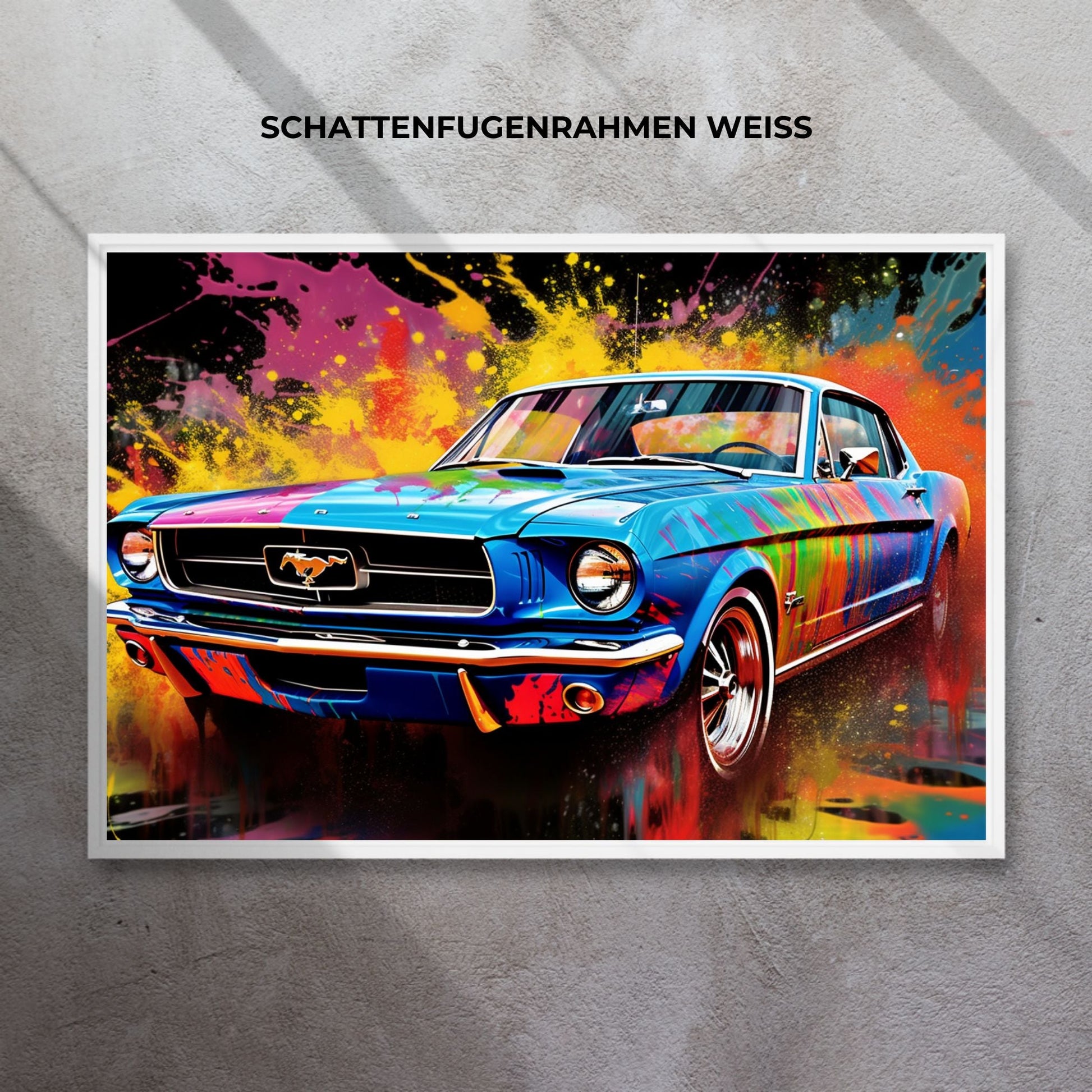 "RETRO RACER: MUSTANG IN COLOR FUSION"