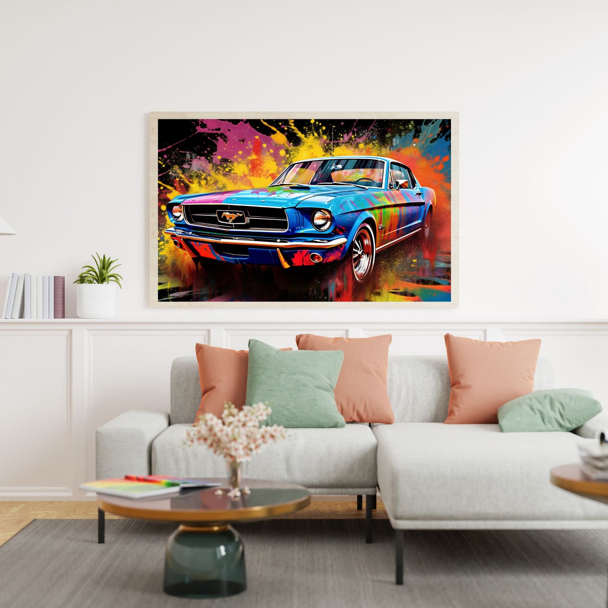 "RETRO RACER: MUSTANG IN COLOR FUSION"