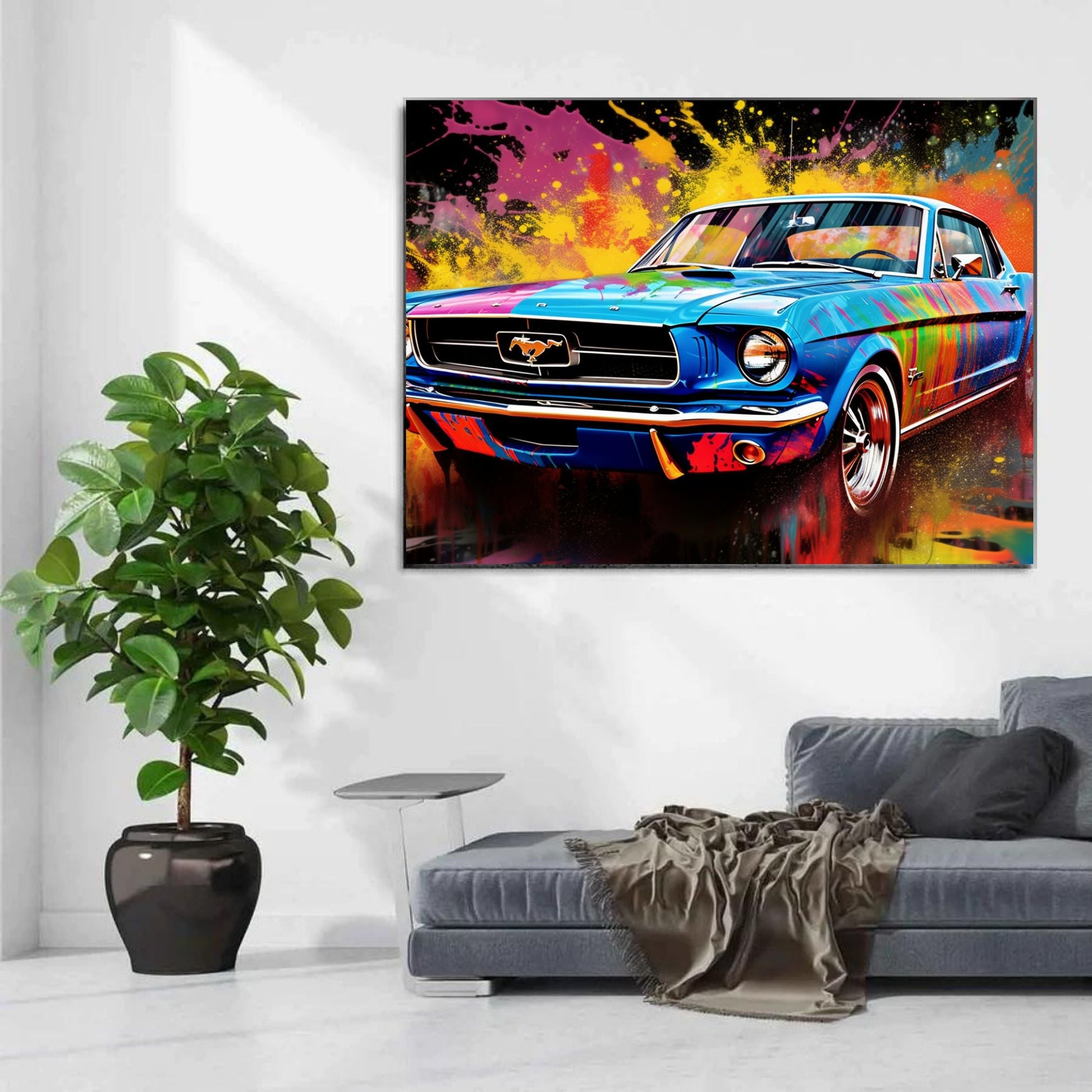 "RETRO RACER: MUSTANG IN COLOR FUSION"