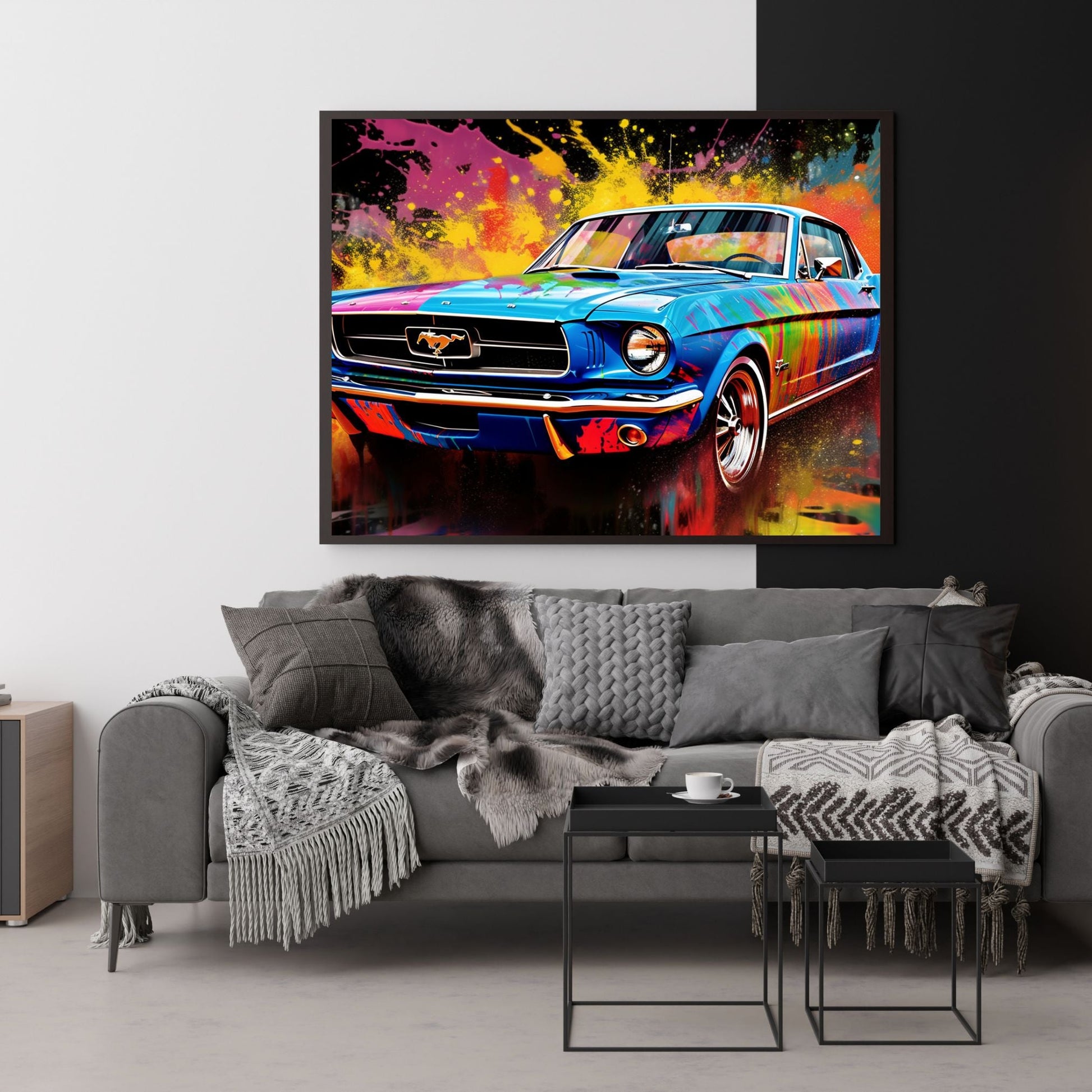 "RETRO RACER: MUSTANG IN COLOR FUSION"