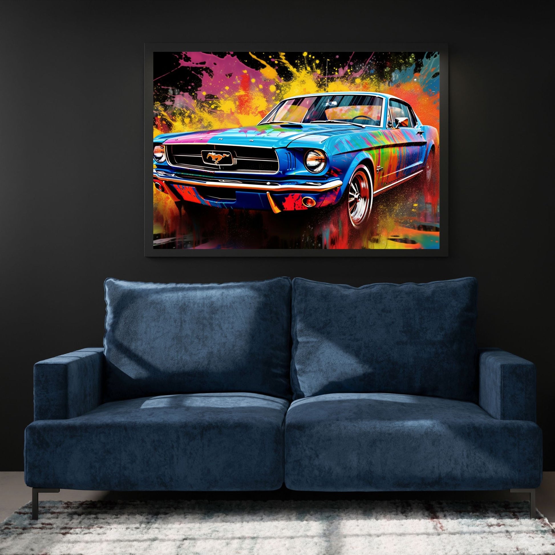 "RETRO RACER: MUSTANG IN COLOR FUSION"