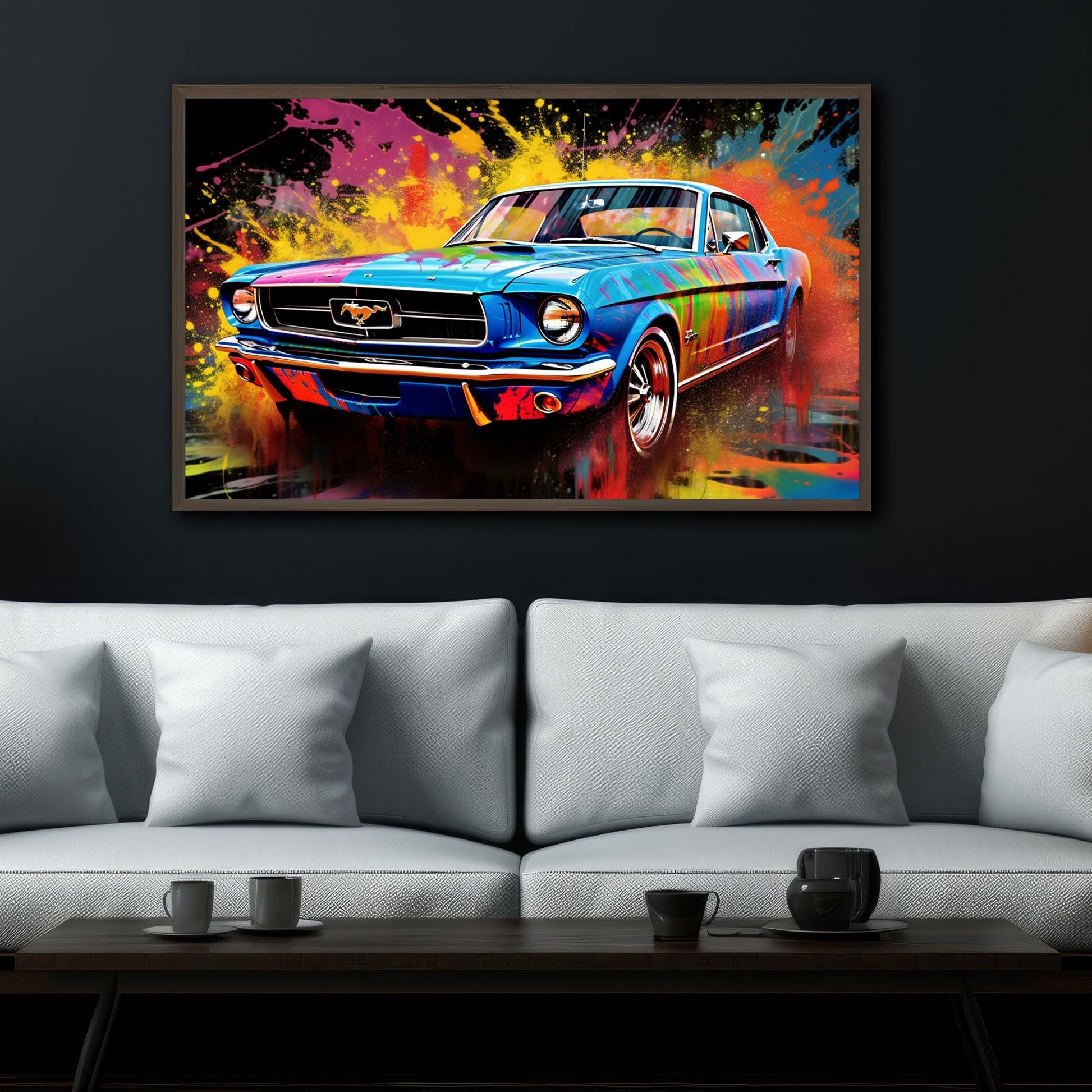 "RETRO RACER: MUSTANG IN COLOR FUSION"