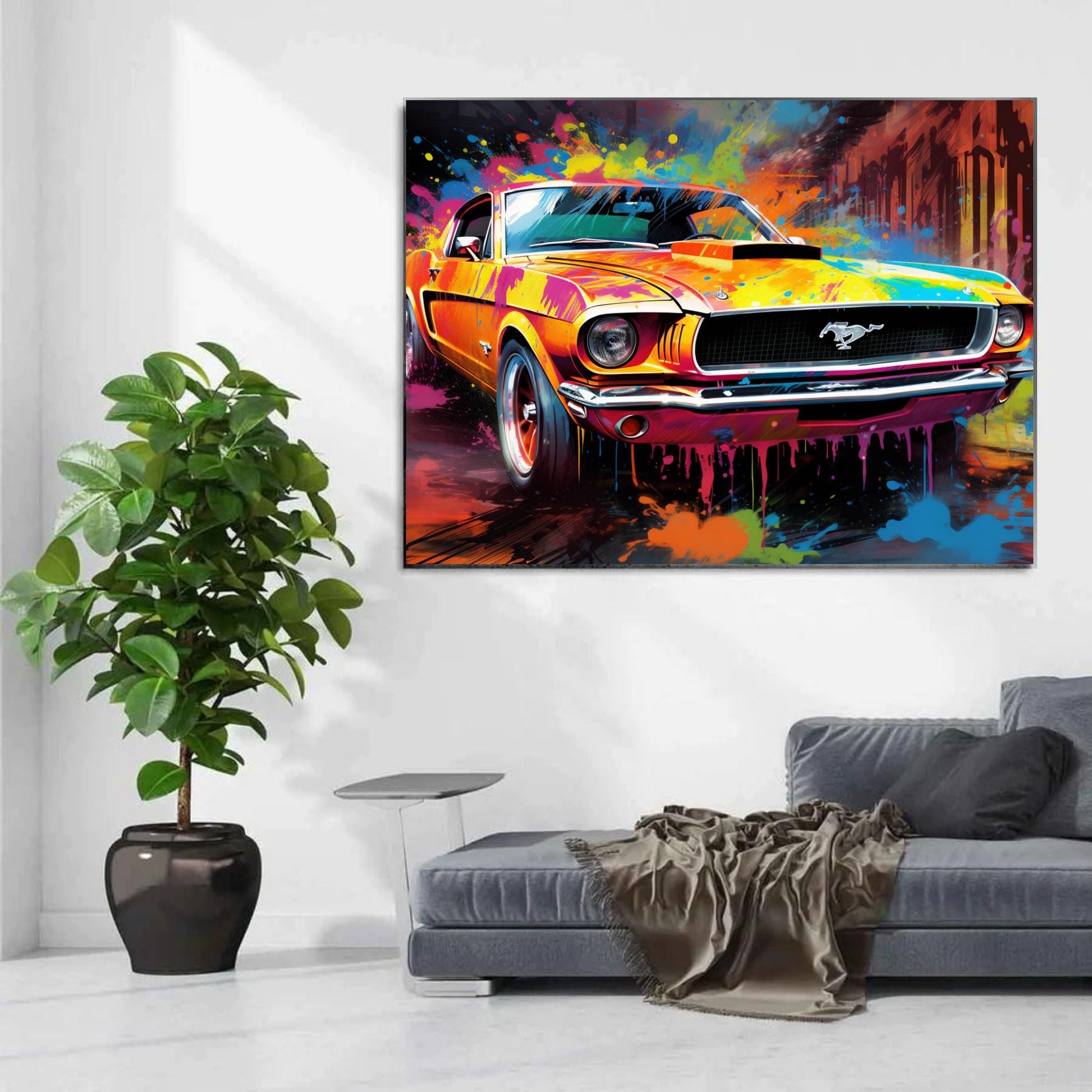 "RETRO RACER: MUSTANG IN COLOR FUSION" 2