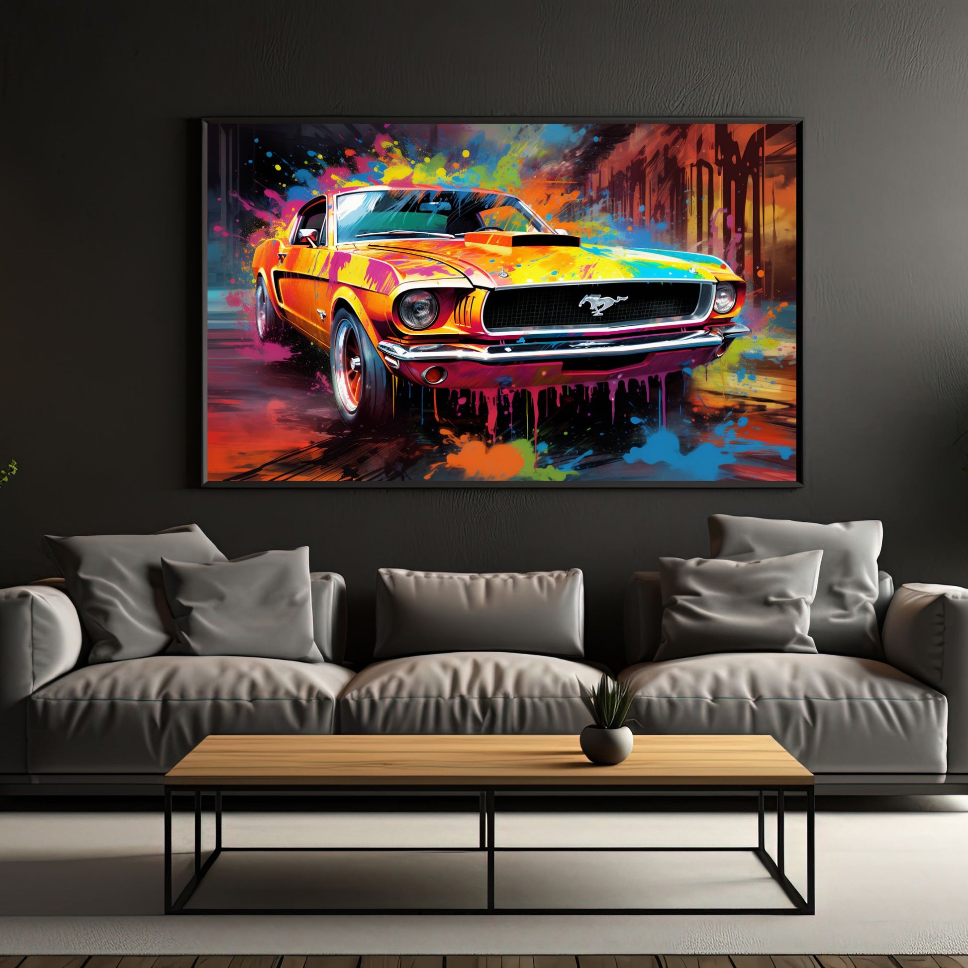 "RETRO RACER: MUSTANG IN COLOR FUSION" 2