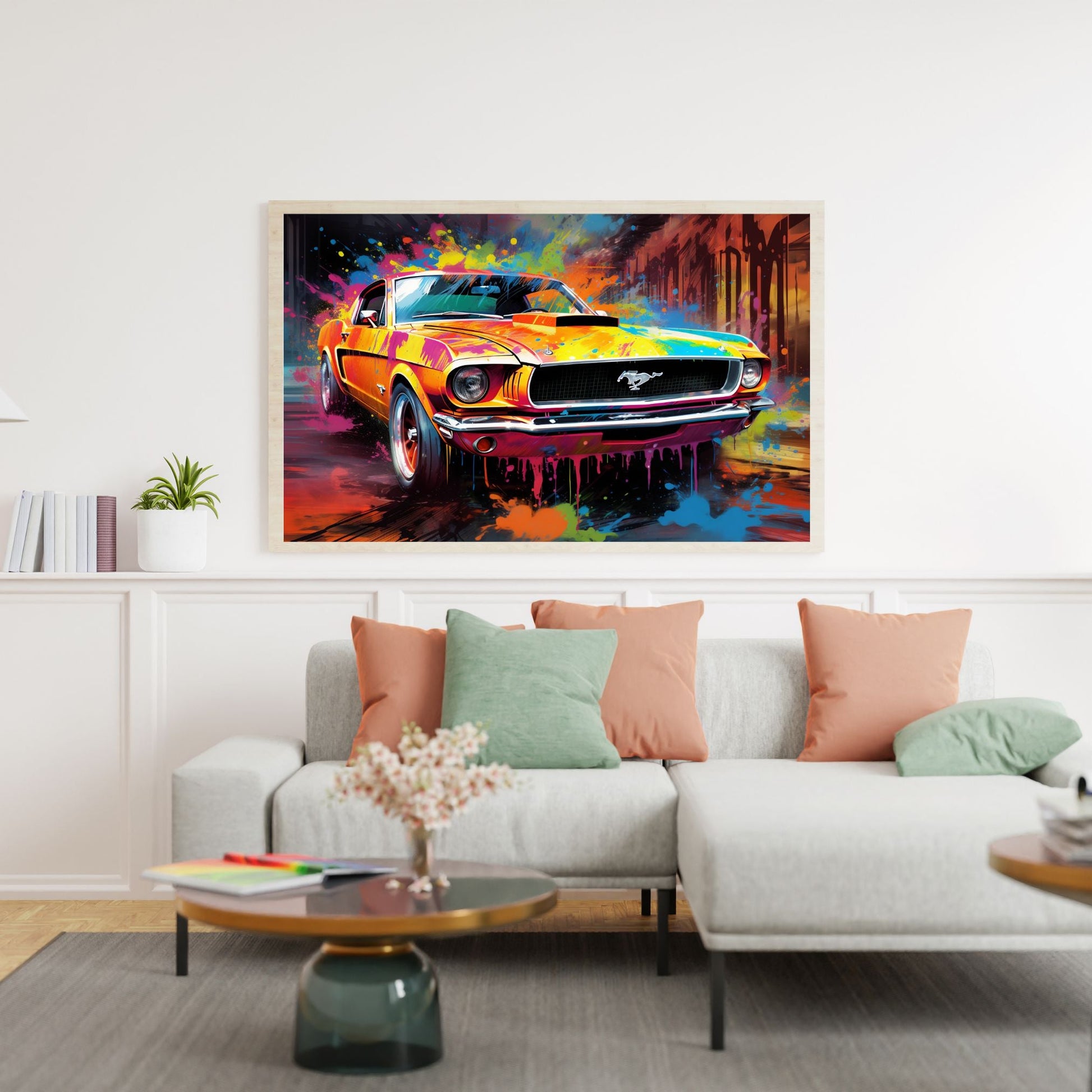 "RETRO RACER: MUSTANG IN COLOR FUSION" 2