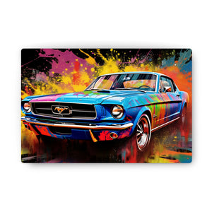 "RETRO RACER: MUSTANG IN COLOR FUSION"