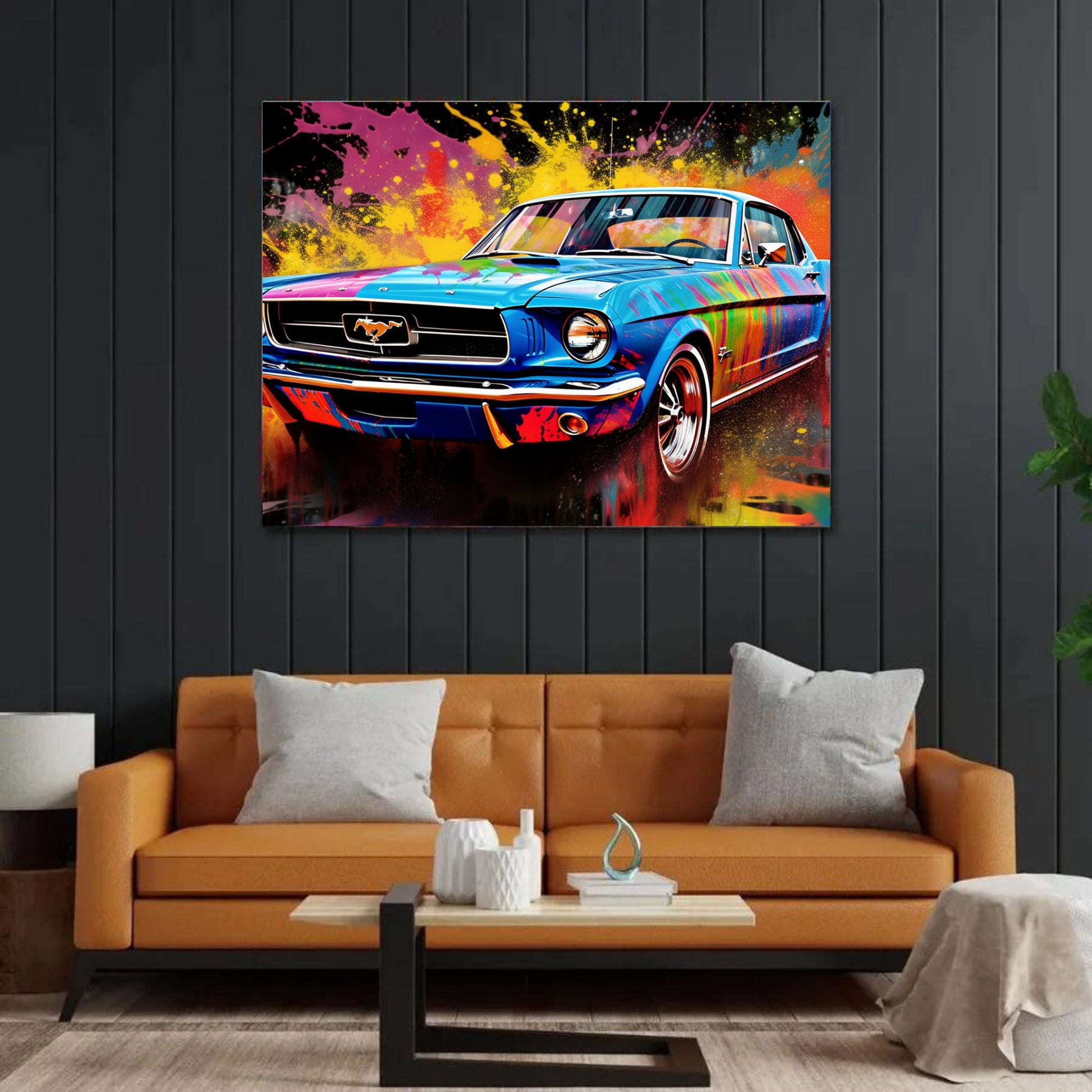 "RETRO RACER: MUSTANG IN COLOR FUSION"