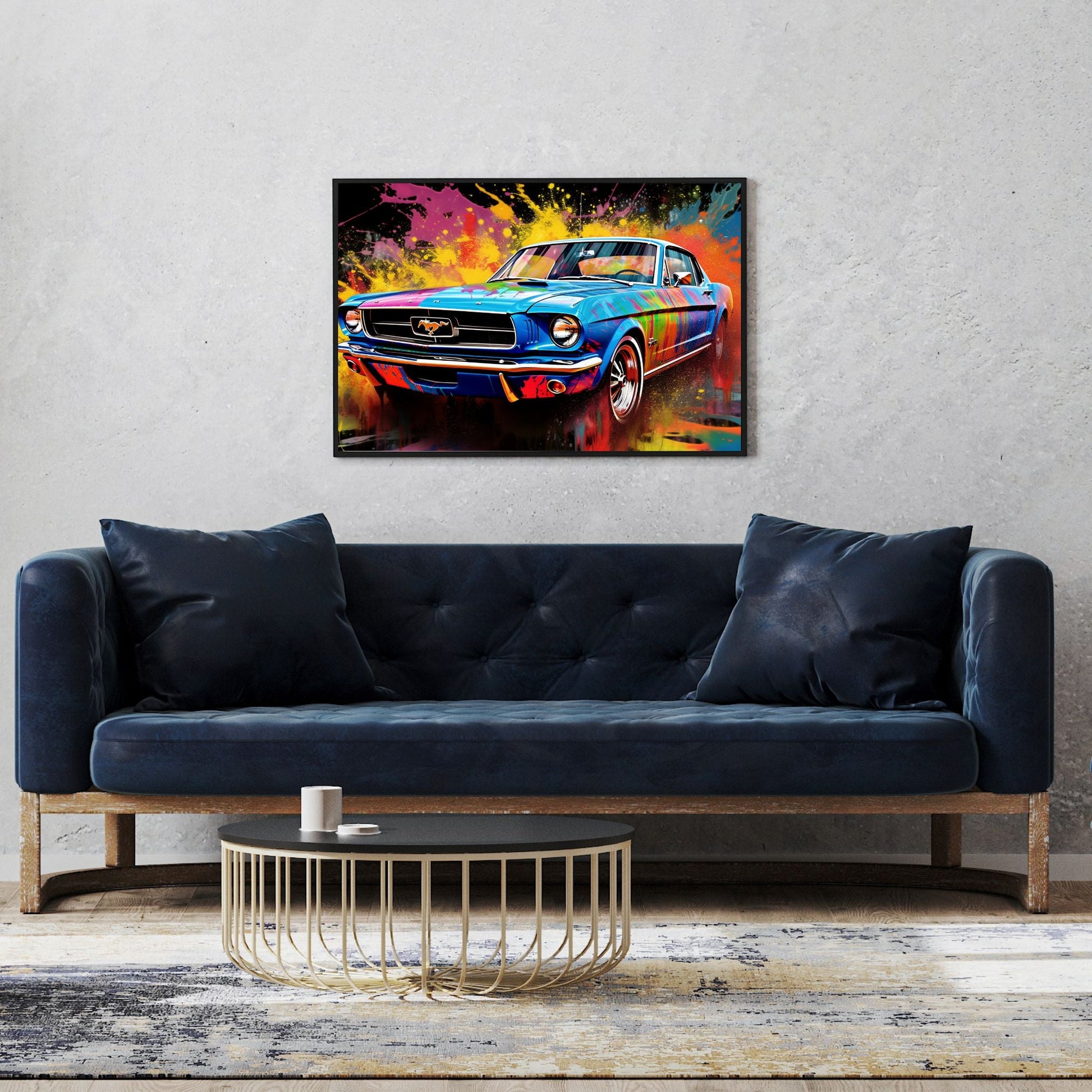 "RETRO RACER: MUSTANG IN COLOR FUSION"