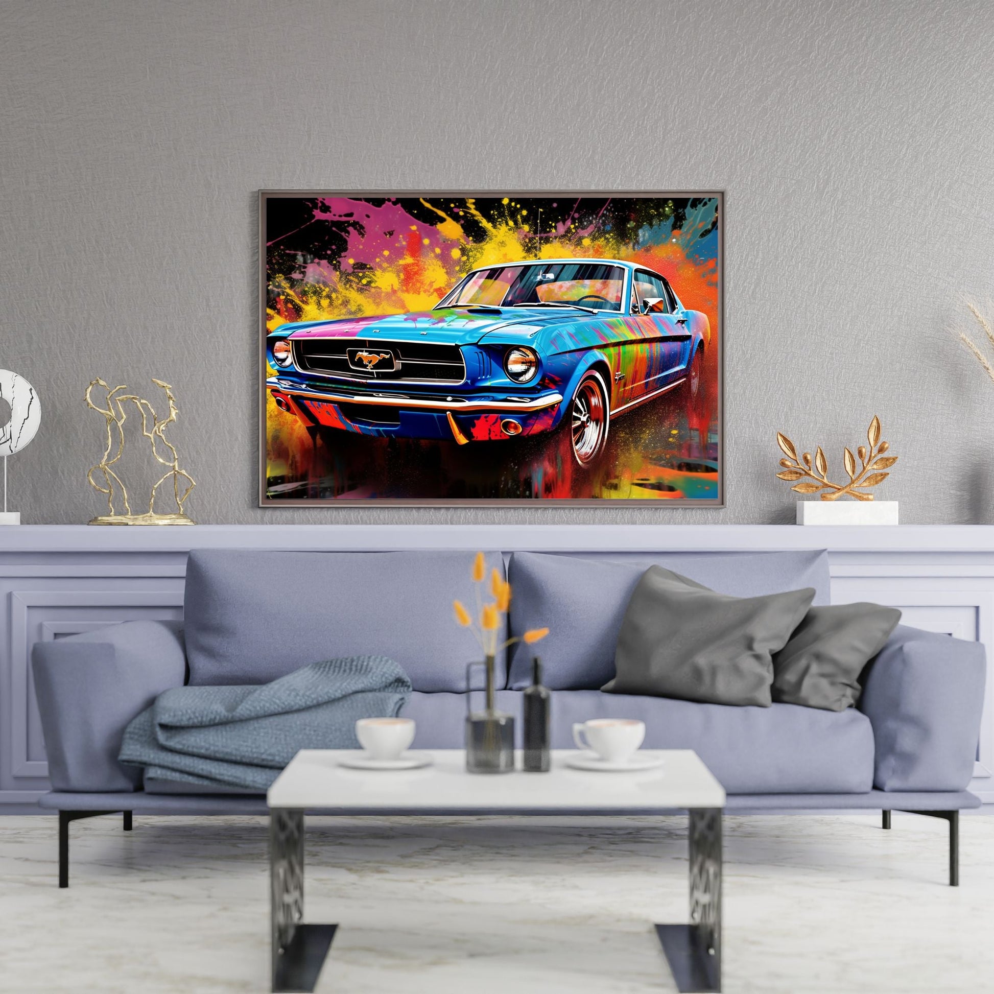 "RETRO RACER: MUSTANG IN COLOR FUSION"