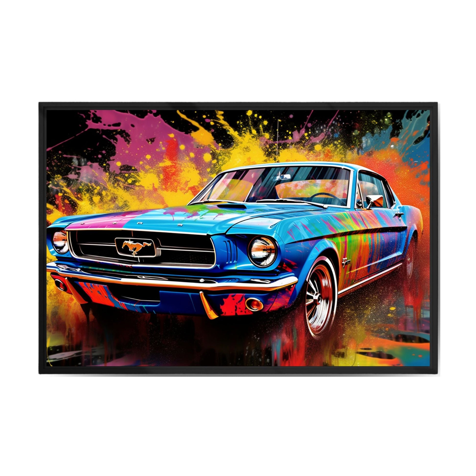 "RETRO RACER: MUSTANG IN COLOR FUSION"