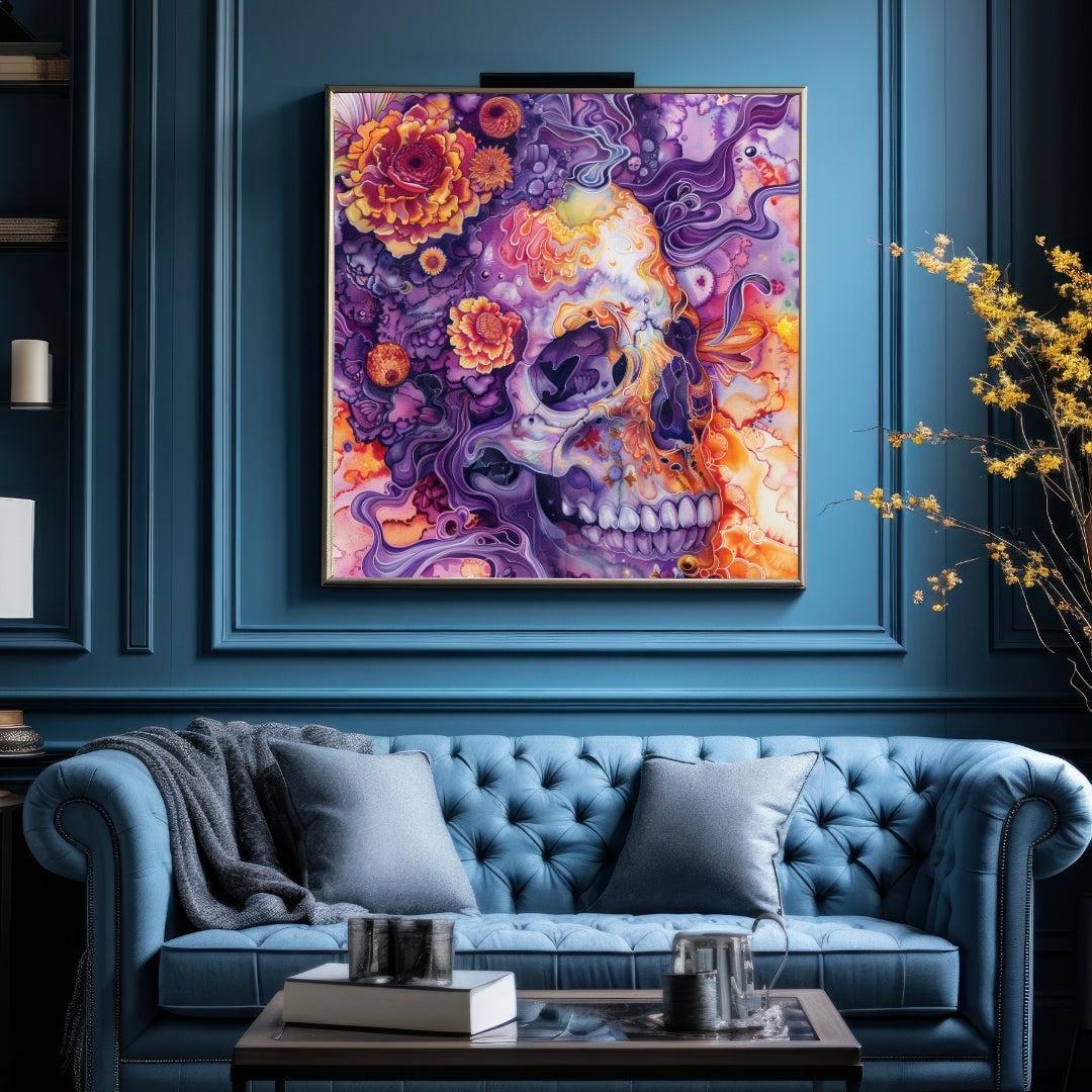 "SKULL COLOR EXPLOSION"