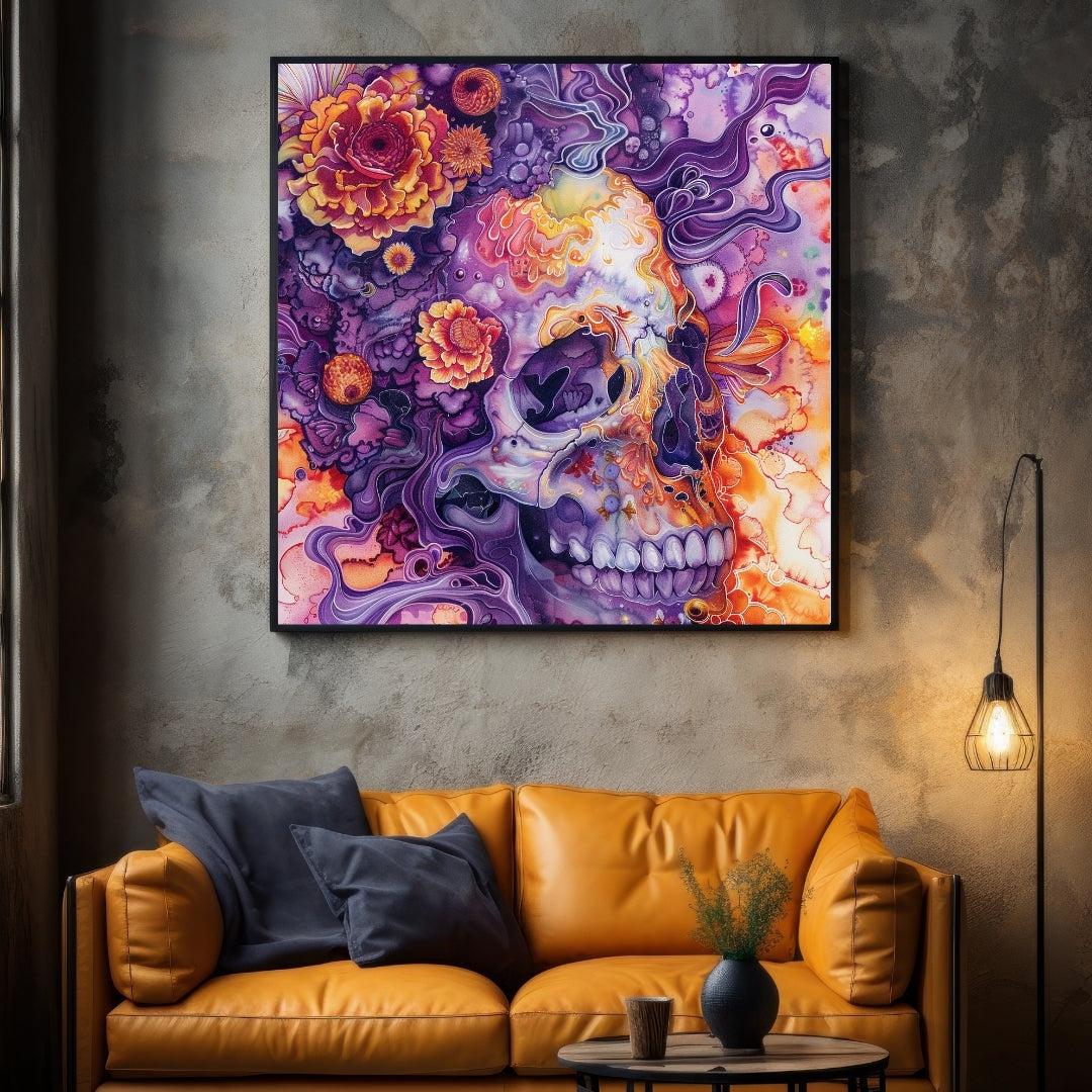 "SKULL COLOR EXPLOSION"