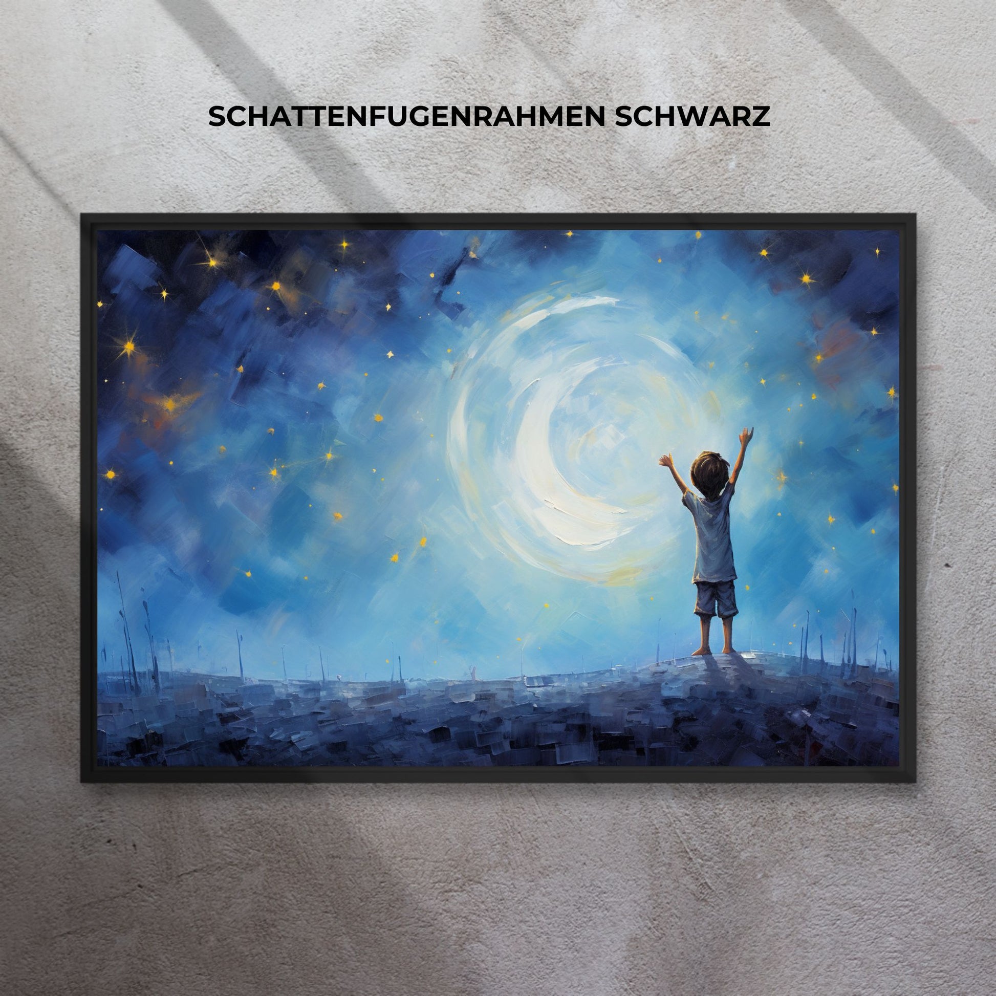 "STARGAZER'S DREAM: REACHING FOR THE MOON"