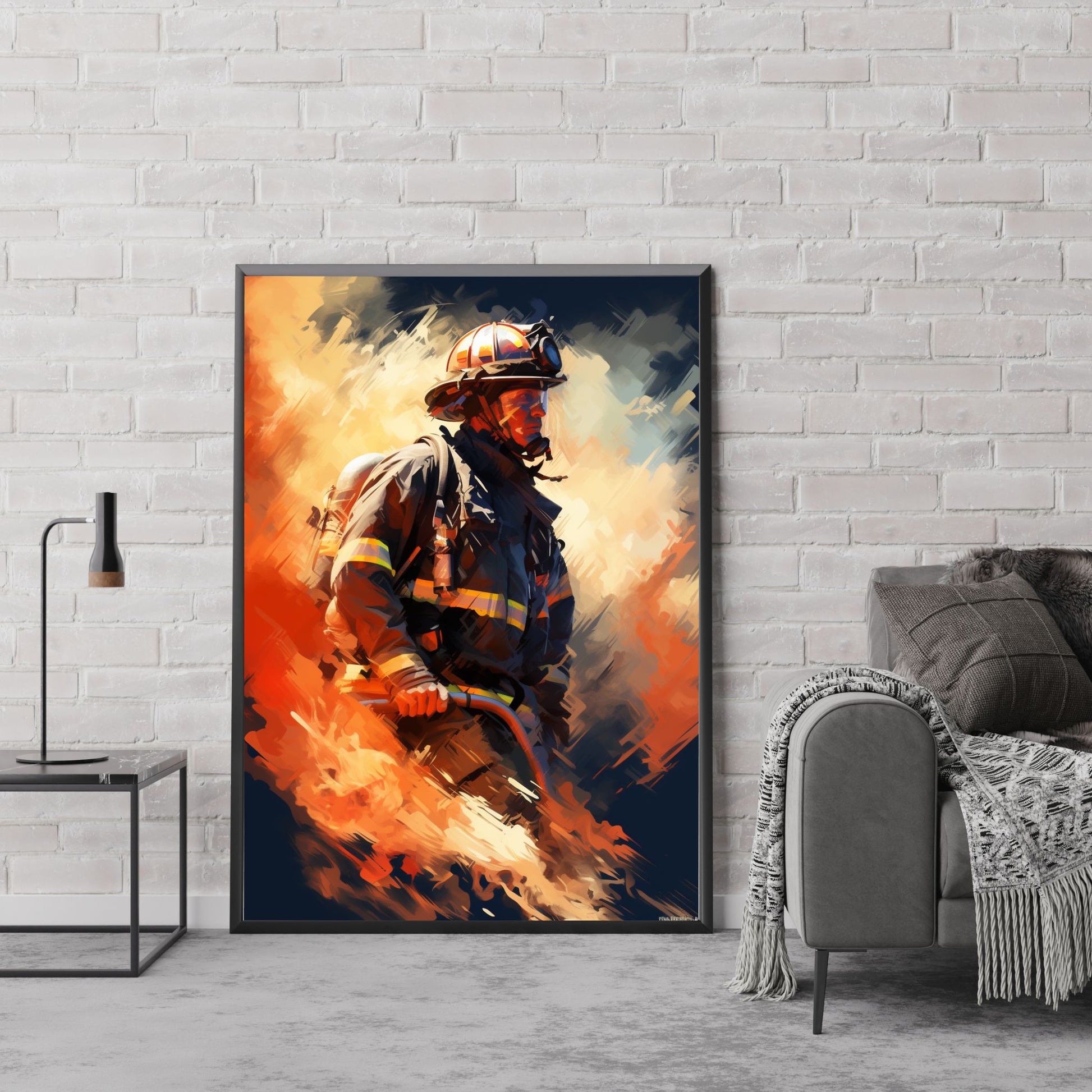 "THE HEROIC FIREFIGHTE