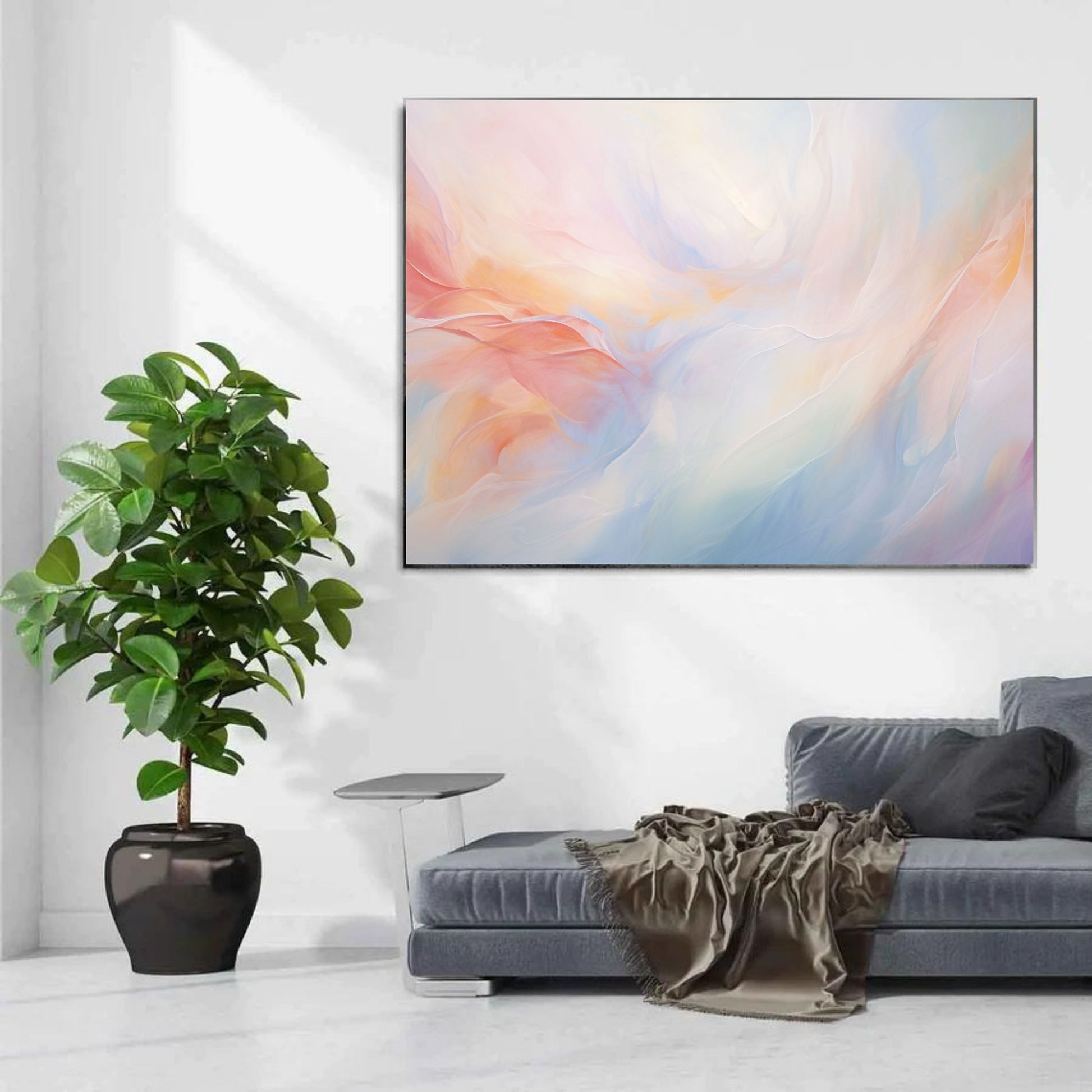 "TRANQUIL HUES: PASTEL SERENITY"