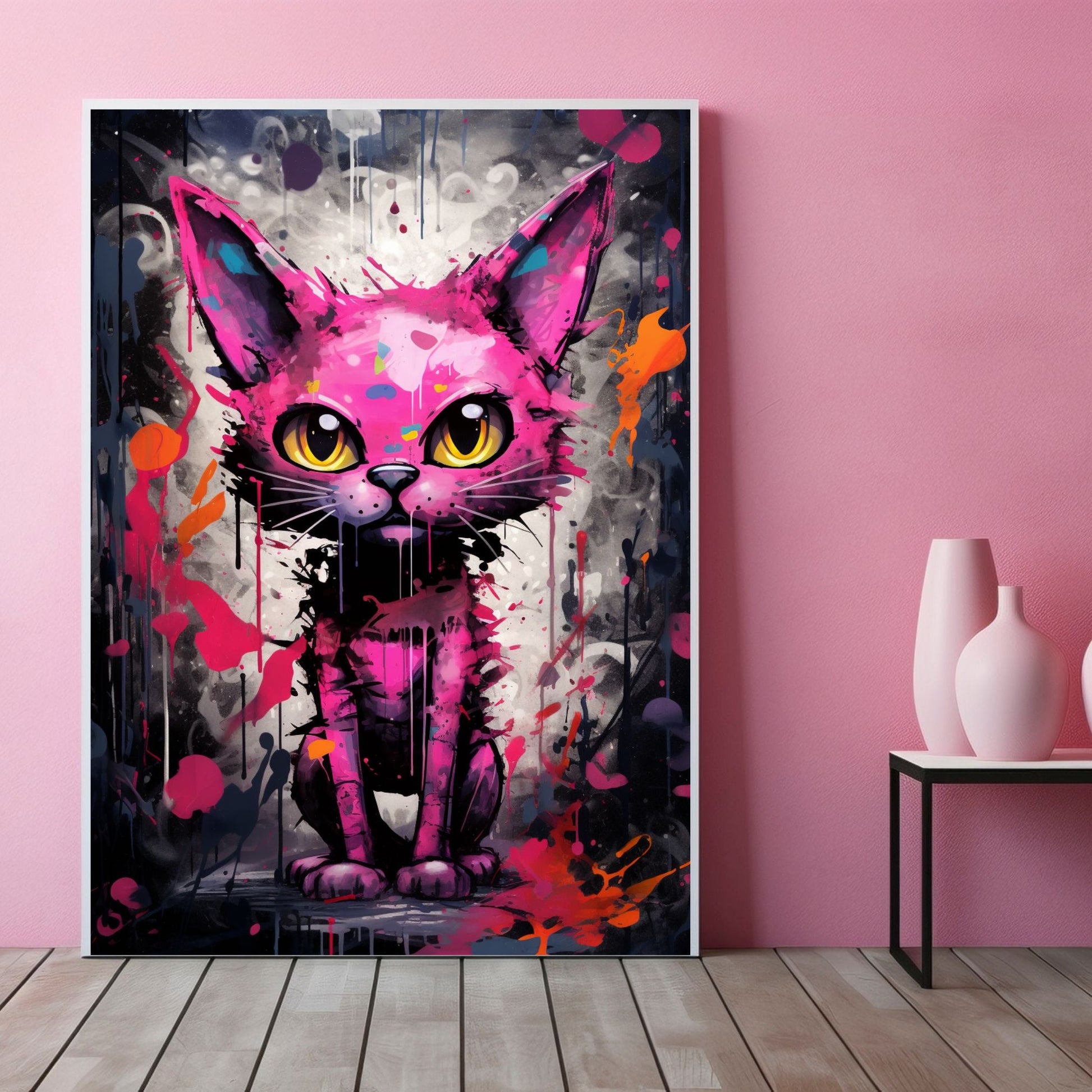 "URBAN CAT IN PINK"