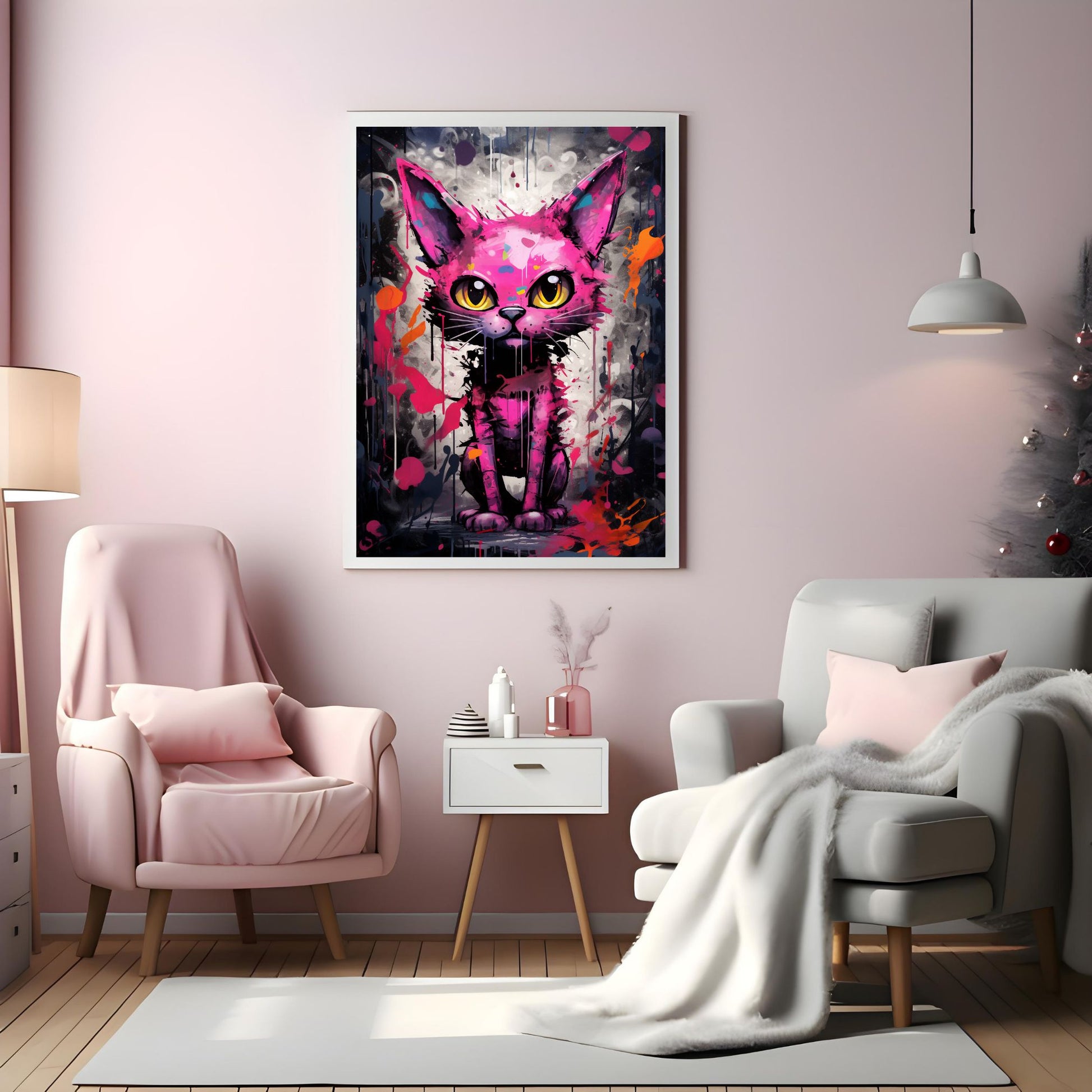 "URBAN CAT IN PINK"