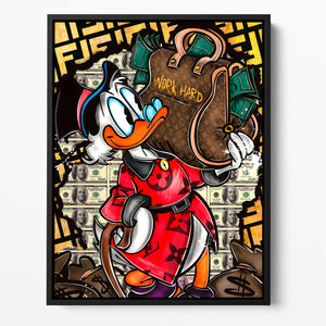 "WORK HARD DUCK"