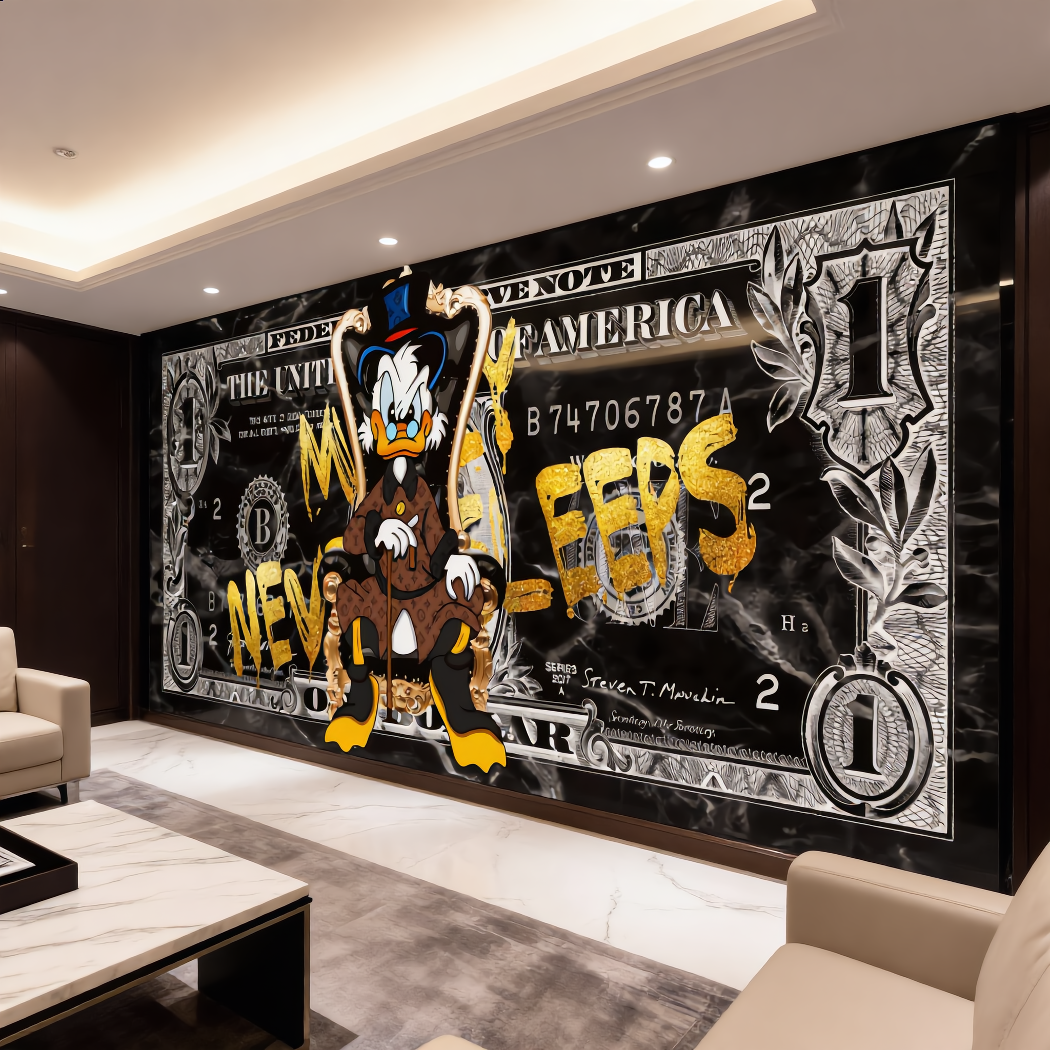 "MONEY NEVER SLEEPS"